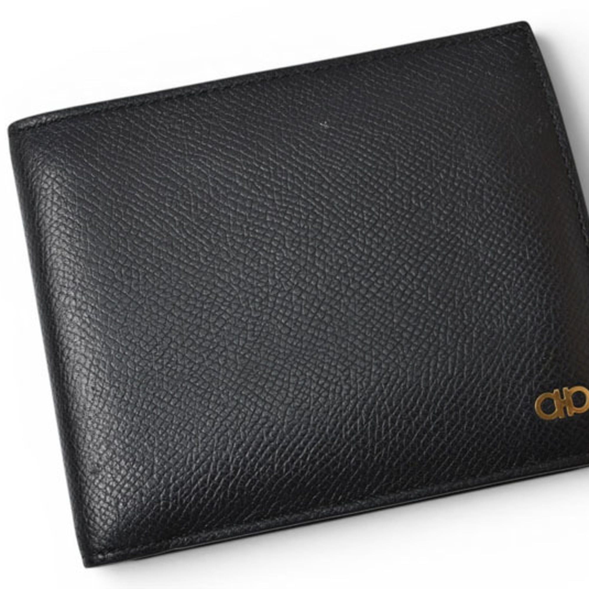 Salvatore Ferragamo Salvatore Ferragamo Men's Bi-fold Wallet, Black, 661454 Size ONE SIZE - 3 Thumbnail
