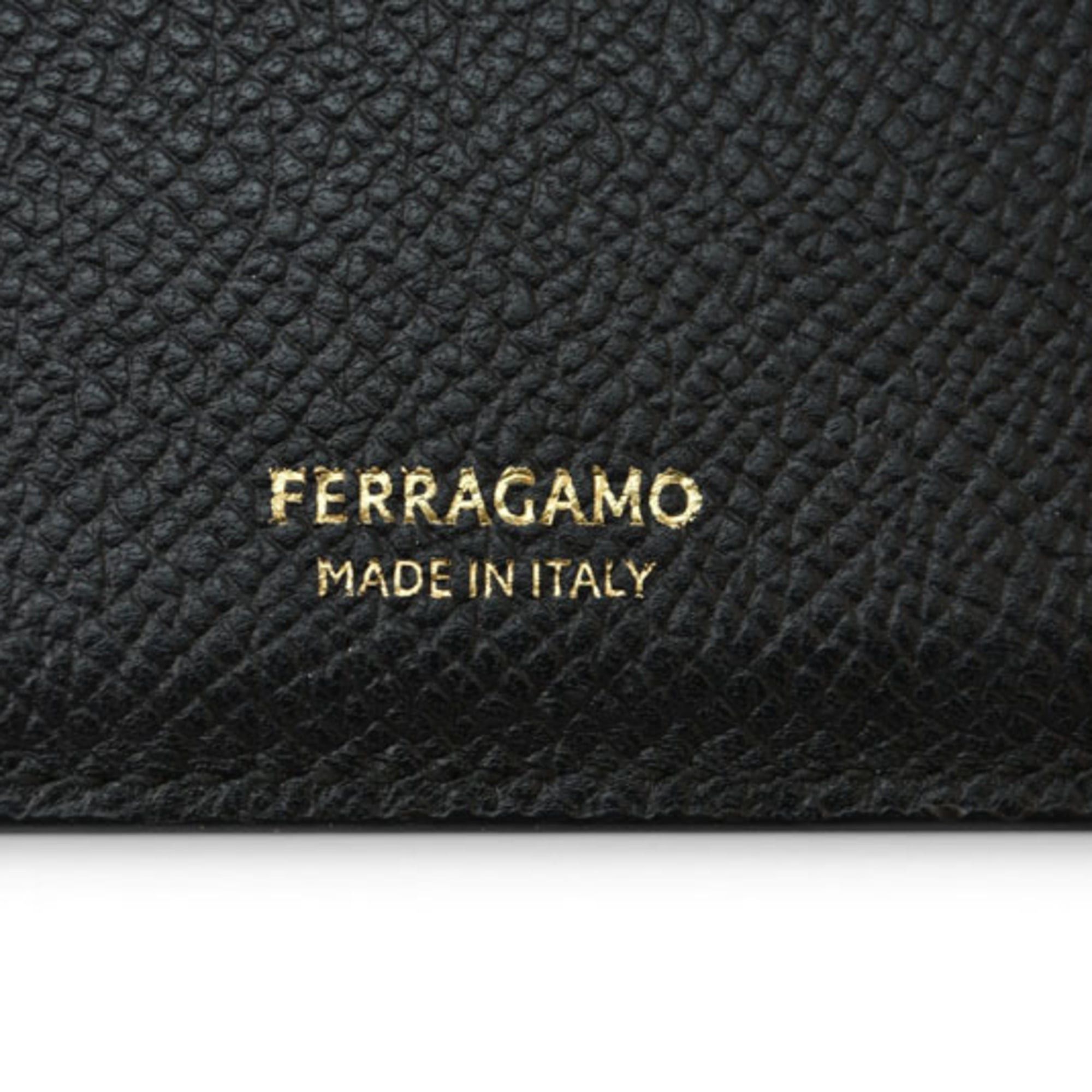 Salvatore Ferragamo Salvatore Ferragamo Men's Bi-fold Wallet, Black, 661454 Size ONE SIZE - 8 Thumbnail