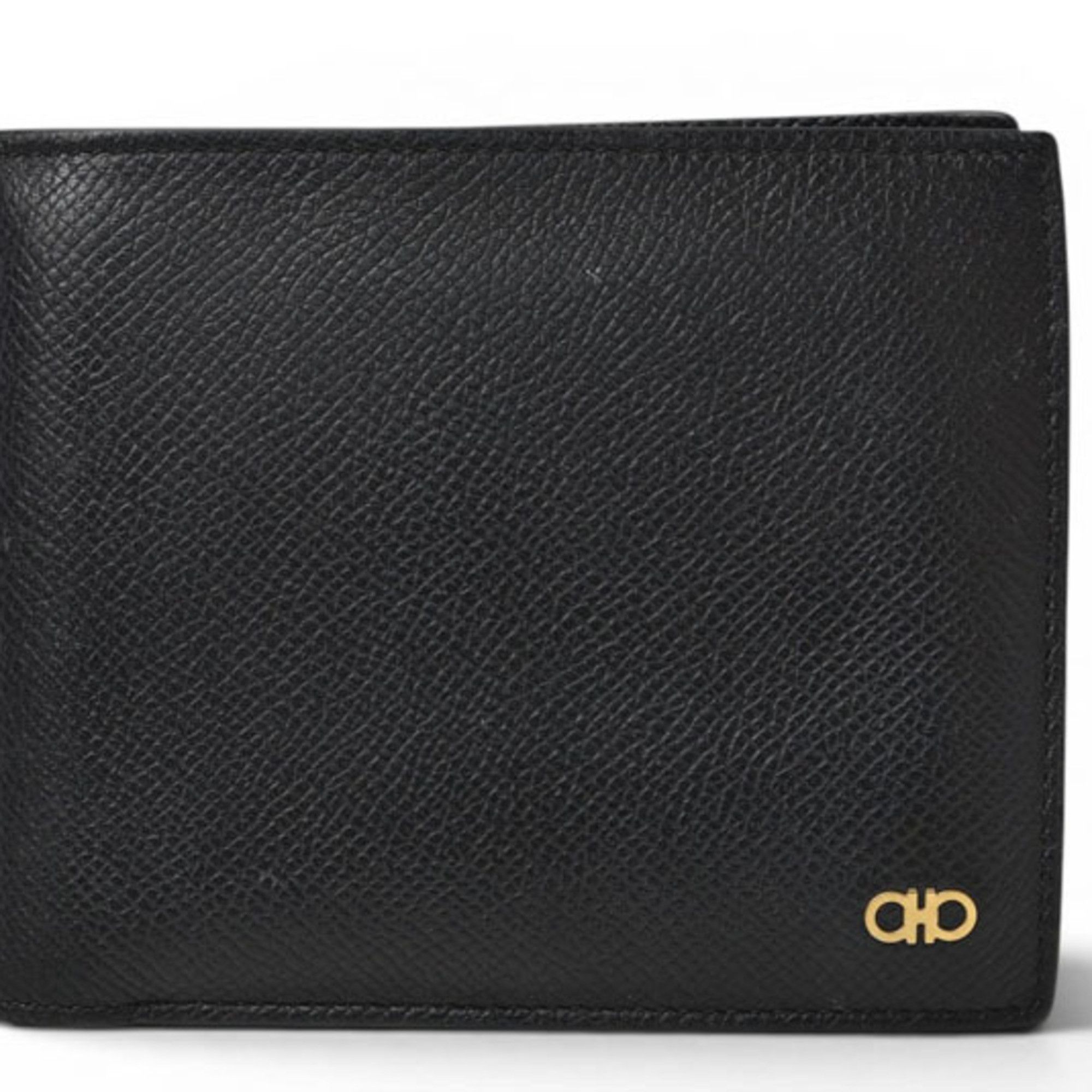 Salvatore Ferragamo Salvatore Ferragamo Men's Bi-fold Wallet, Black, 661454 Size ONE SIZE - 2 Thumbnail
