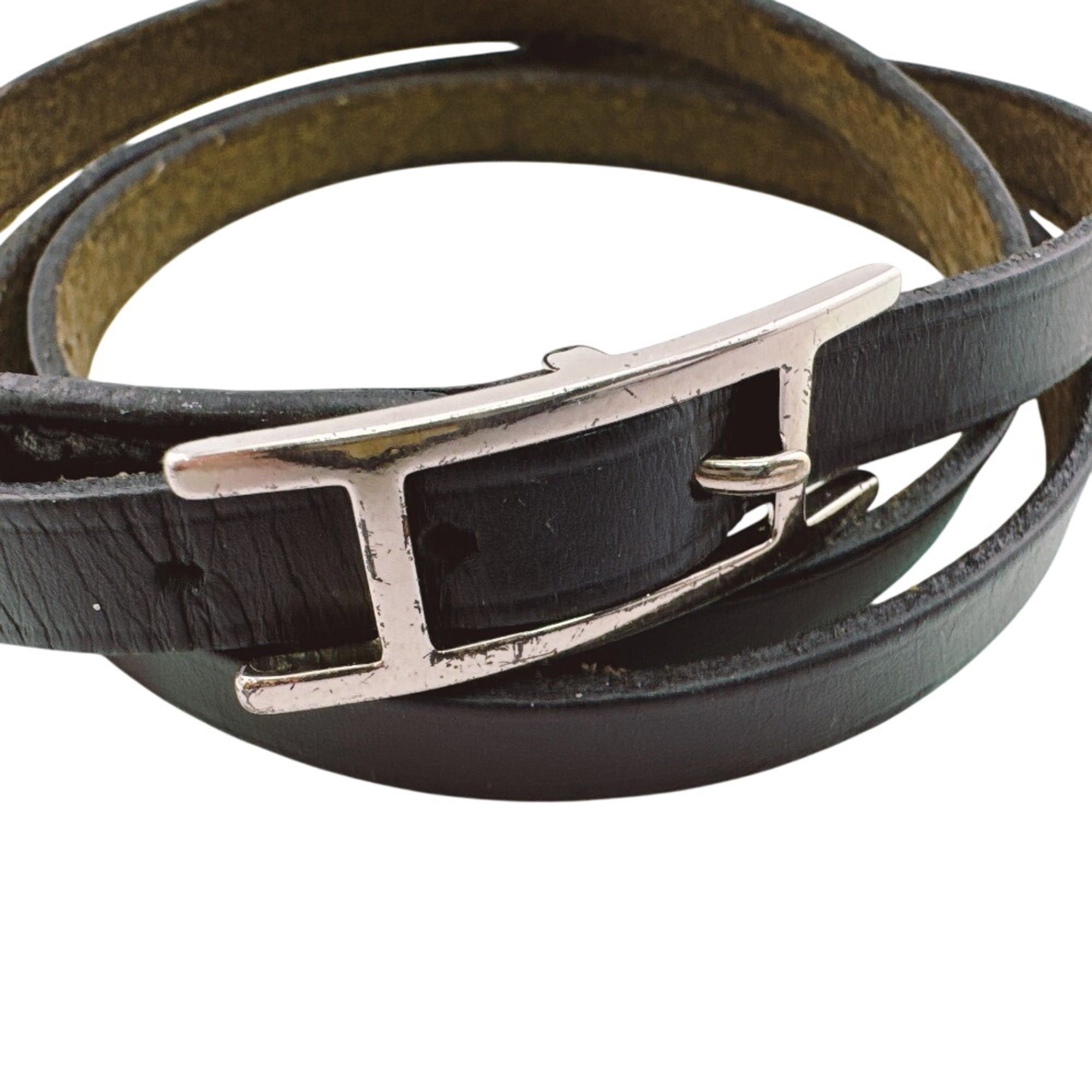 Hermes HERMES Api 3 Bracelet, Black Size ONE SIZE - 5 Thumbnail