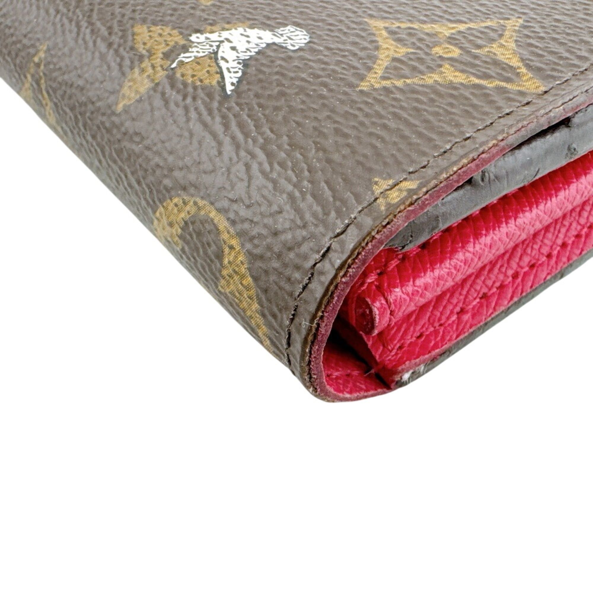 Louis Vuitton LOUIS VUITTON M61359 Portefeuille Sarah 2015 Christmas Limited Edition Long Wallet, Bi-fold, Monogram, Brown Size ONE SIZE - 6 Thumbnail