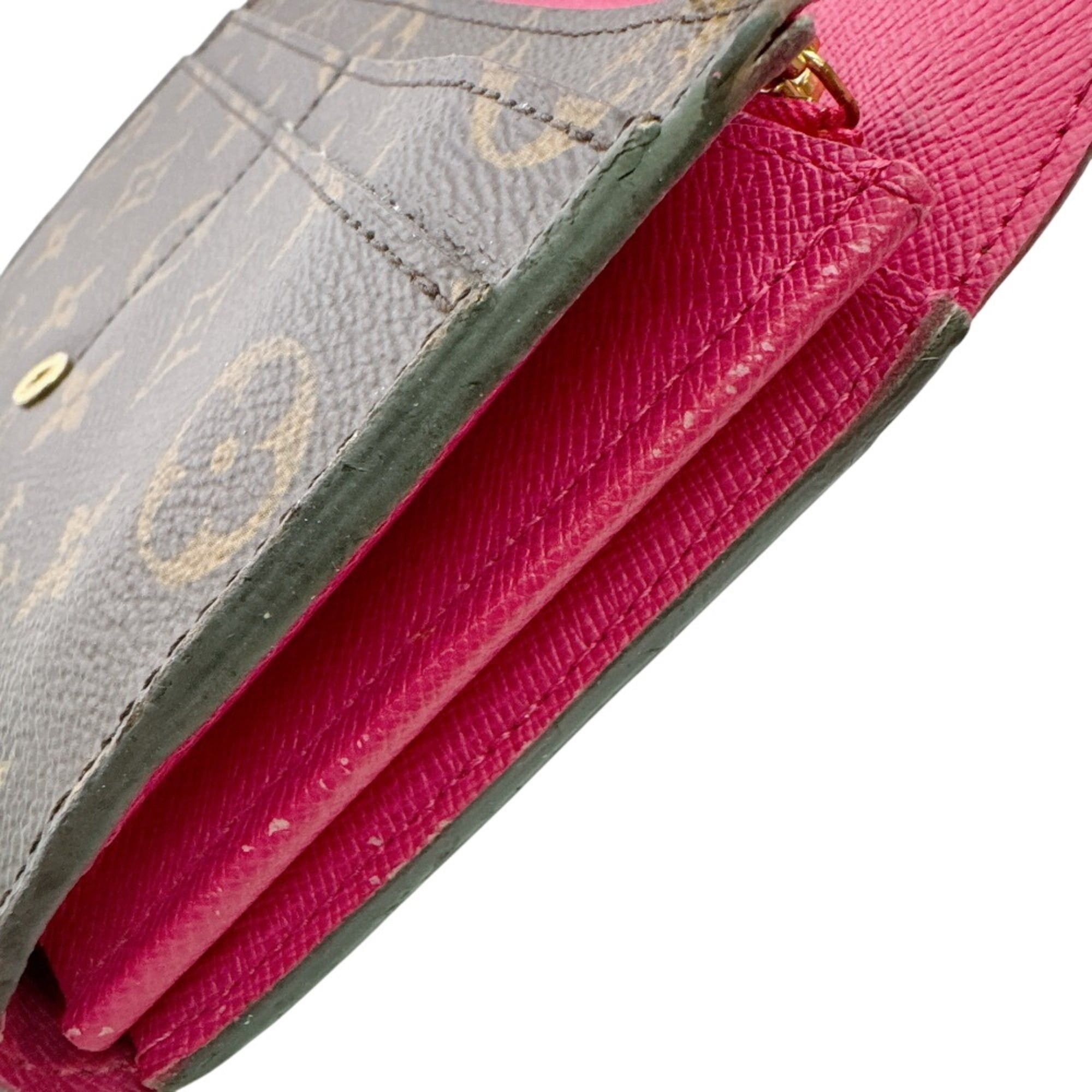 Louis Vuitton LOUIS VUITTON M61359 Portefeuille Sarah 2015 Christmas Limited Edition Long Wallet, Bi-fold, Monogram, Brown Size ONE SIZE - 21 Thumbnail