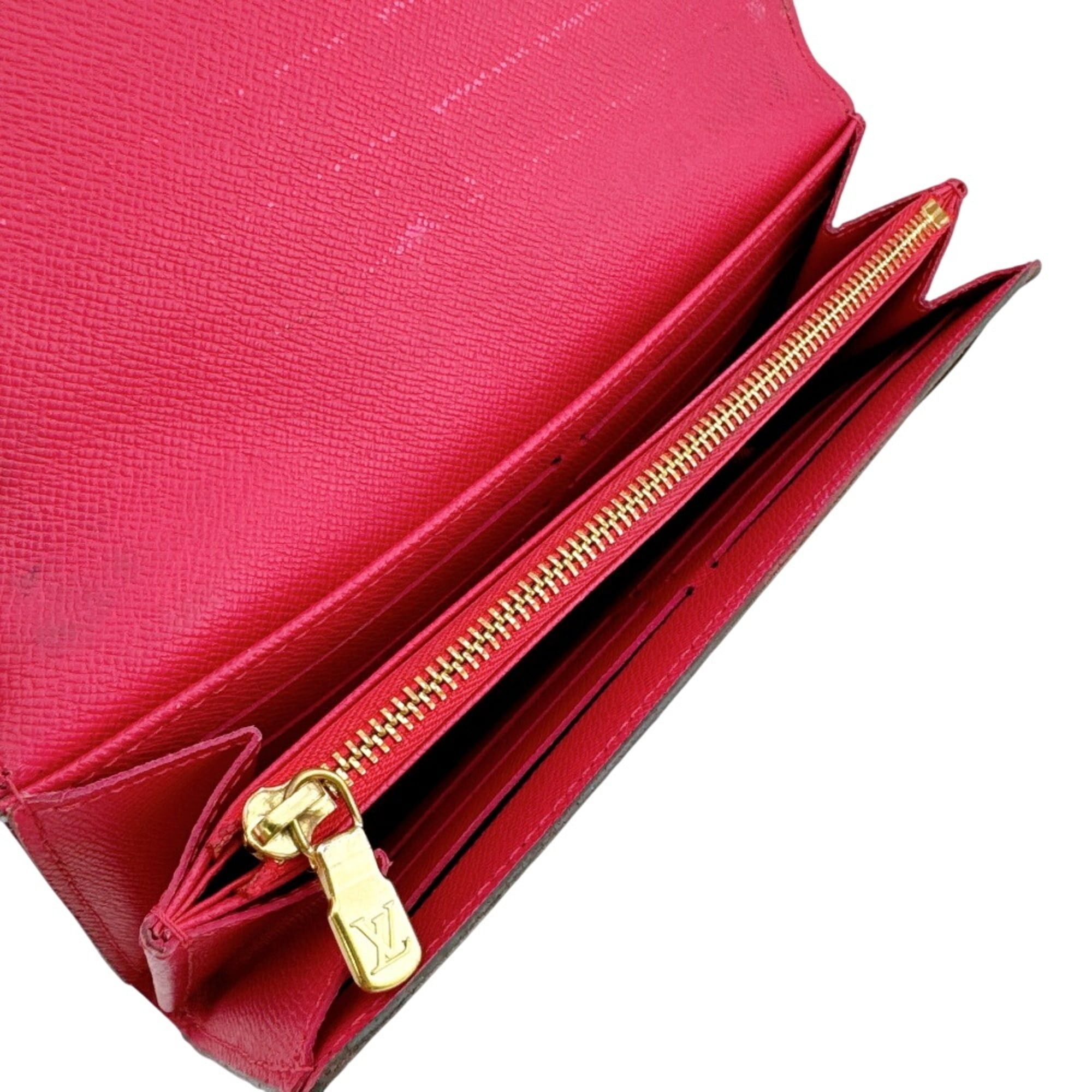 Louis Vuitton LOUIS VUITTON M61359 Portefeuille Sarah 2015 Christmas Limited Edition Long Wallet, Bi-fold, Monogram, Brown Size ONE SIZE - 14 Thumbnail