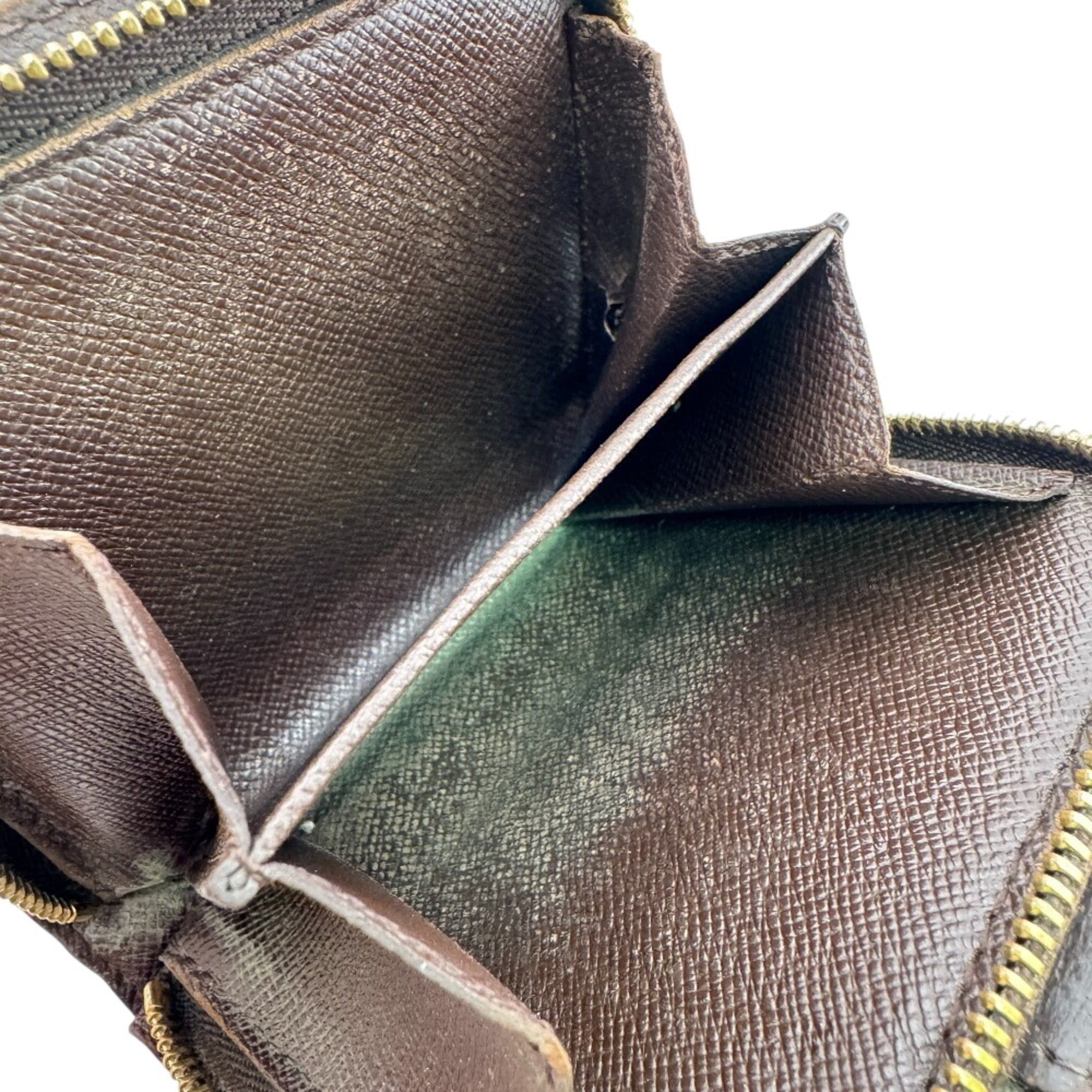 Louis Vuitton LOUIS VUITTON M61668 Compact Zip Damier Bi-fold Wallet Brown Size ONE SIZE - 13 Thumbnail