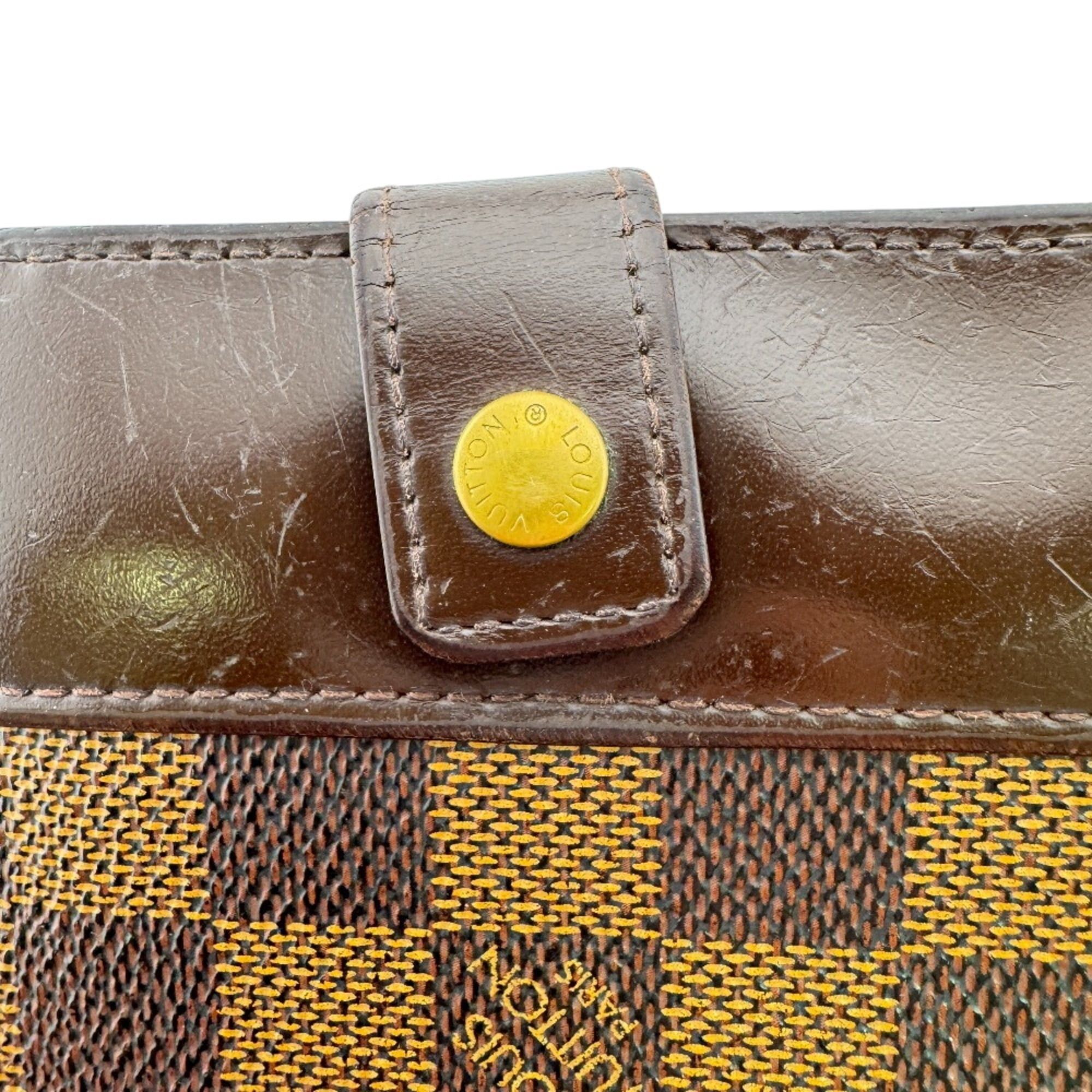 Louis Vuitton LOUIS VUITTON M61668 Compact Zip Damier Bi-fold Wallet Brown Size ONE SIZE - 7 Thumbnail