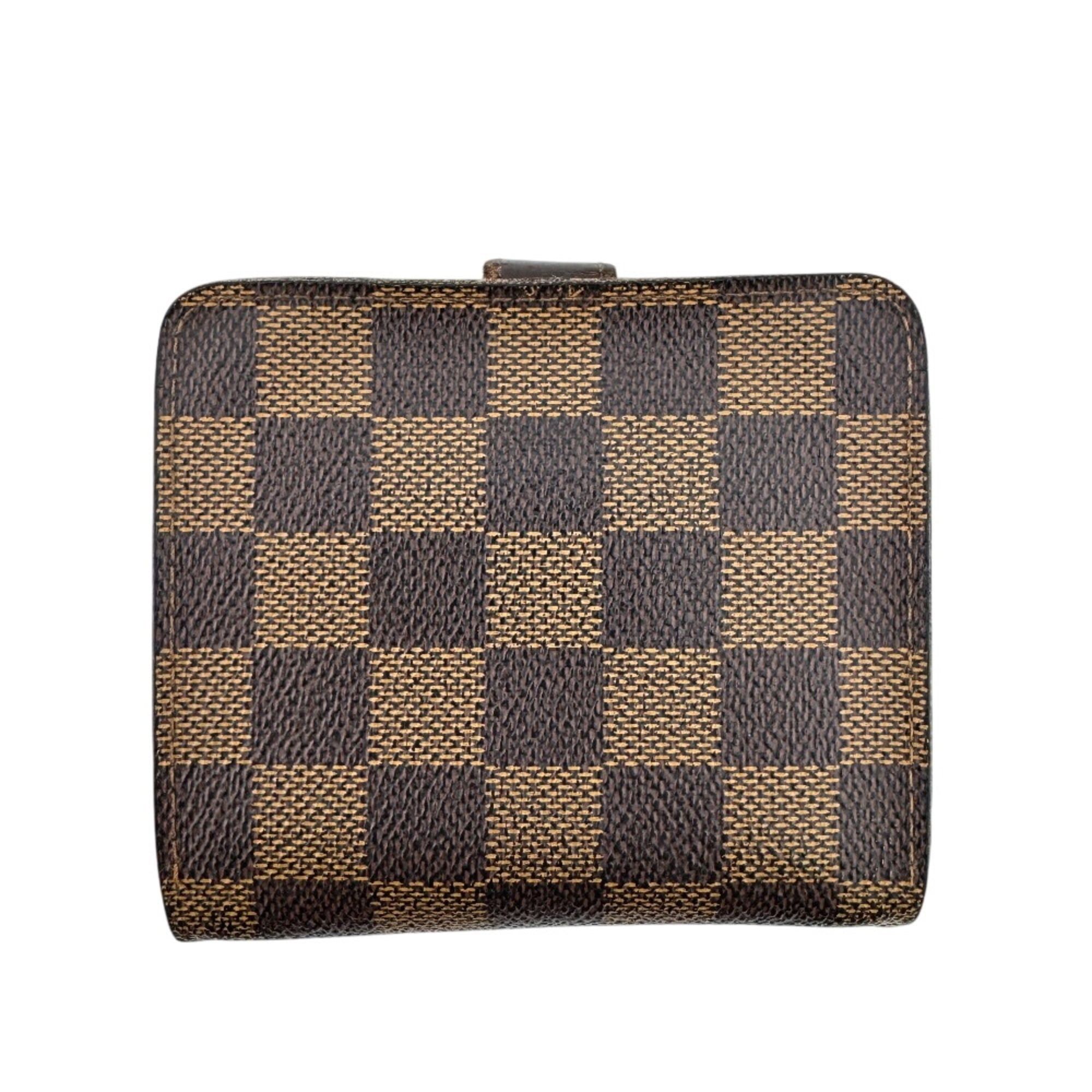 Louis Vuitton LOUIS VUITTON M61668 Compact Zip Damier Bi-fold Wallet Brown Size ONE SIZE - 2 Thumbnail