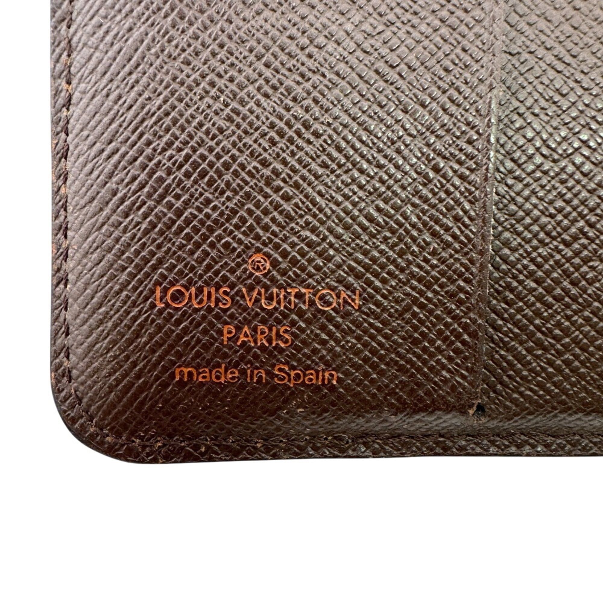 Louis Vuitton LOUIS VUITTON M61668 Compact Zip Damier Bi-fold Wallet Brown Size ONE SIZE - 10 Thumbnail