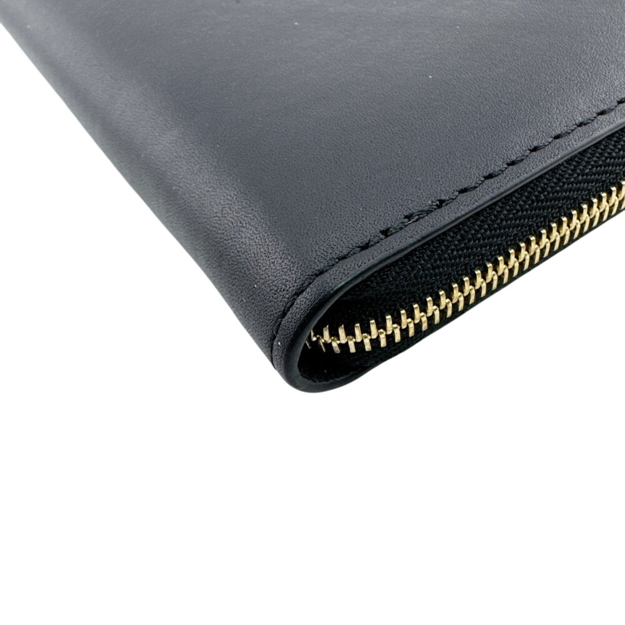 Loewe LOEWE (Loewe) Round Zip Long Wallet, Black Size ONE SIZE - 4 Thumbnail