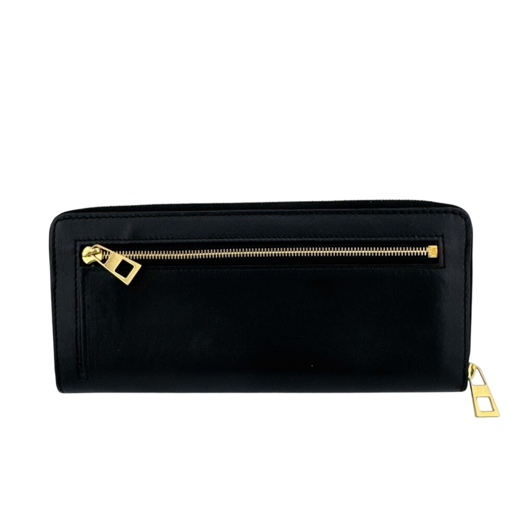 Loewe LOEWE (Loewe) Round Zip Long Wallet, Black Size ONE SIZE - 2 Thumbnail