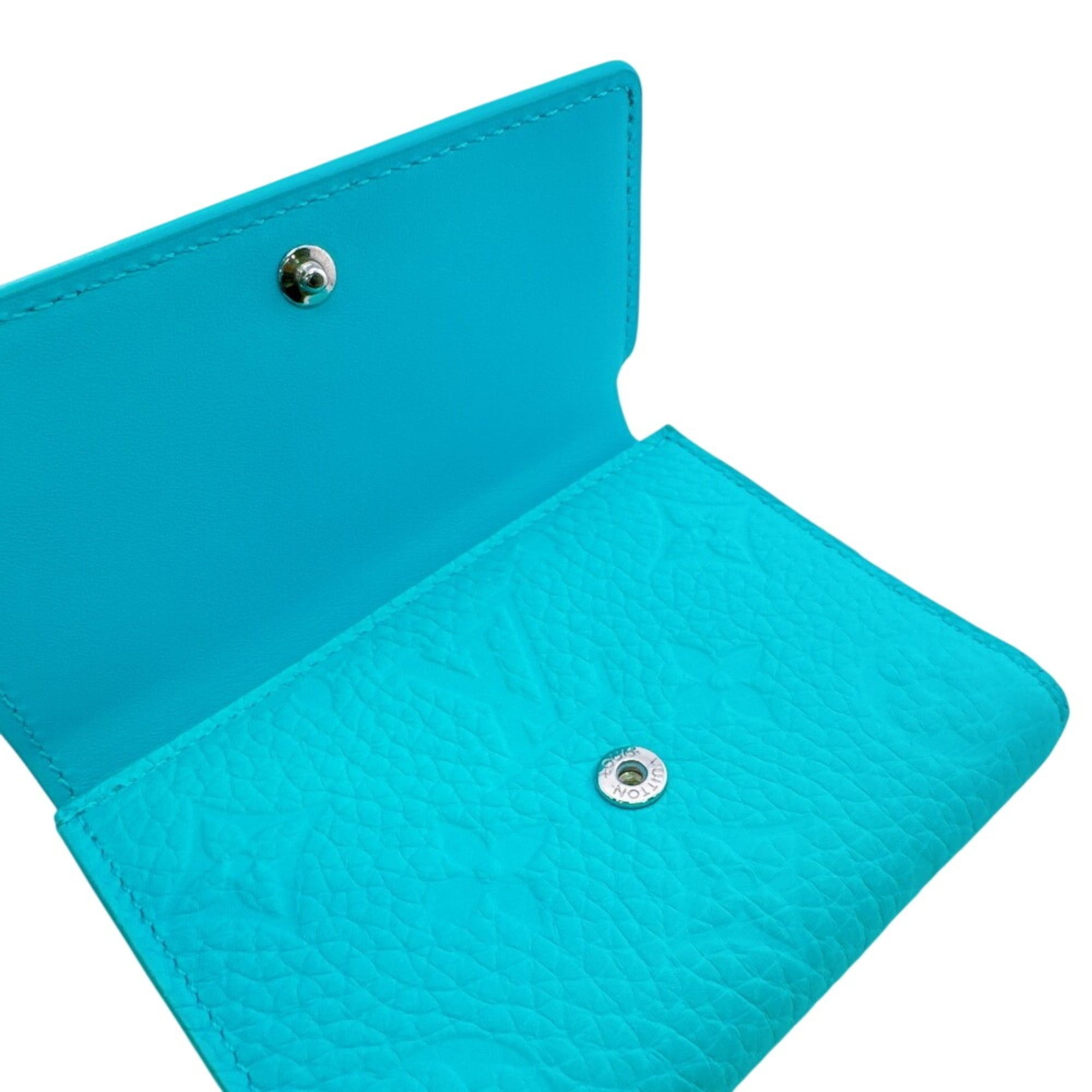Louis Vuitton LOUIS VUITTON M11500 Tri-fold Wallet, Blue Size ONE SIZE - 7 Thumbnail