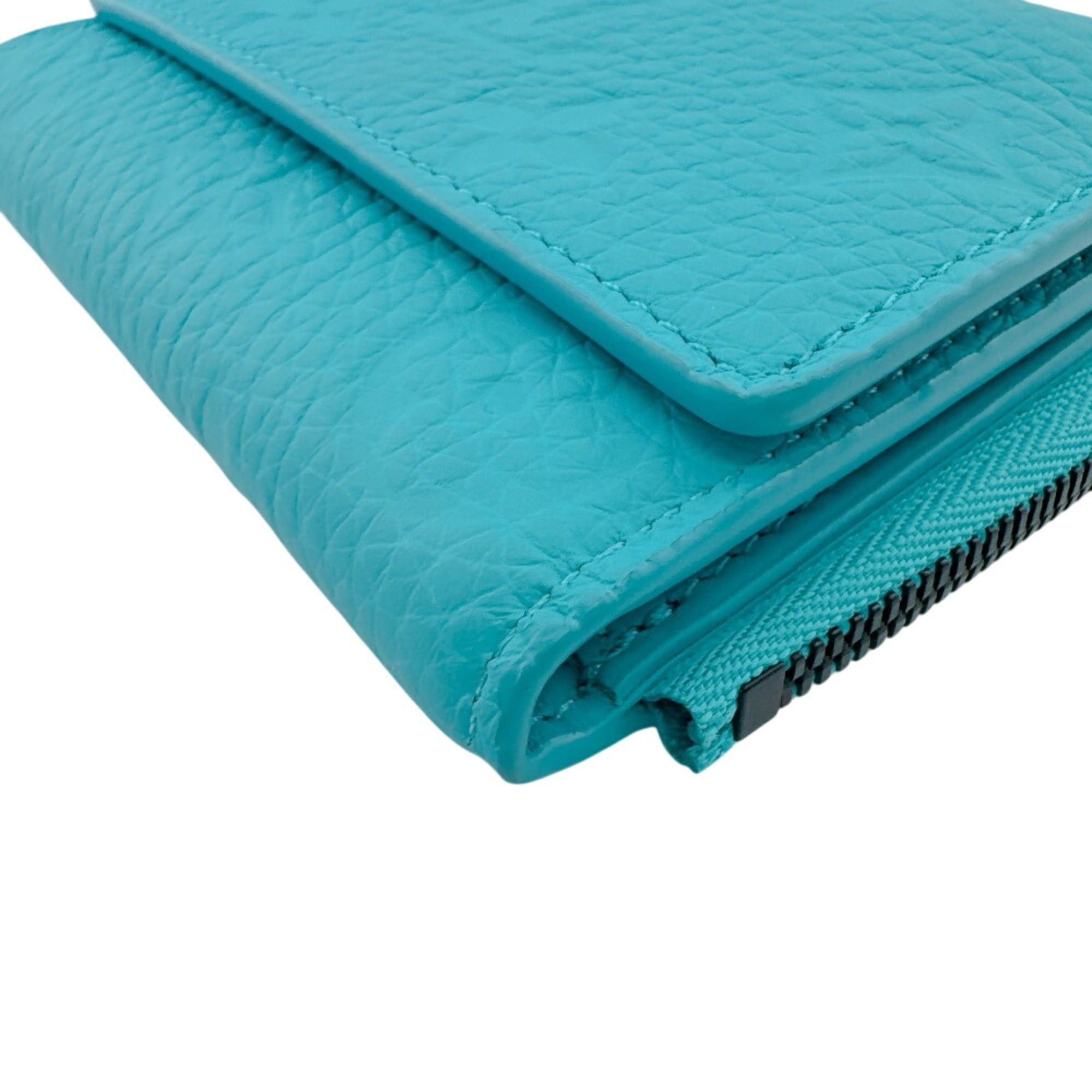 Louis Vuitton LOUIS VUITTON M11500 Tri-fold Wallet, Blue Size ONE SIZE - 4 Thumbnail
