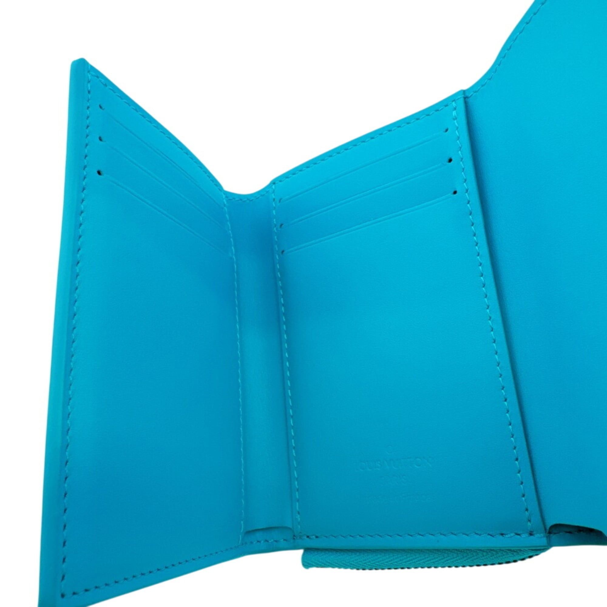 Louis Vuitton LOUIS VUITTON M11500 Tri-fold Wallet, Blue Size ONE SIZE - 8 Thumbnail