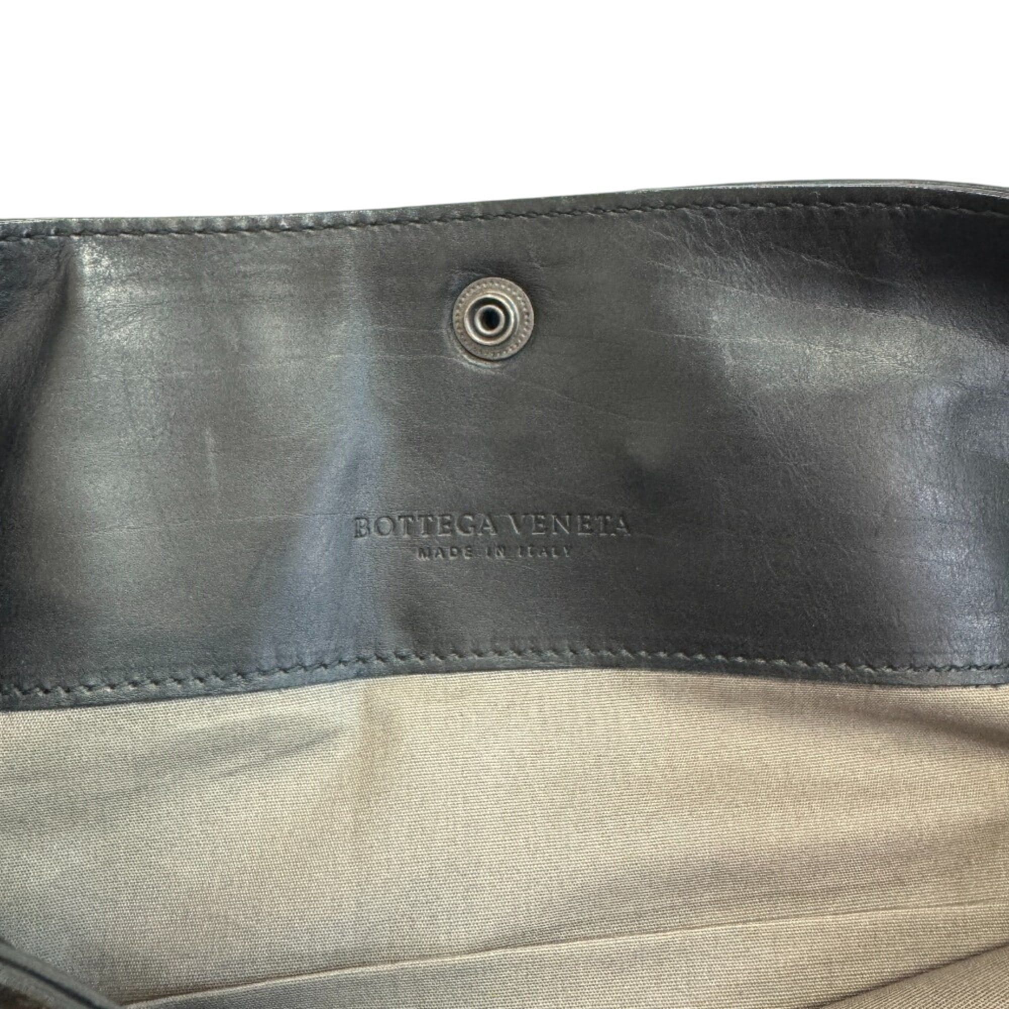 Bottega Veneta Bottega Veneta Intrecciato Long Wallet Black Size ONE SIZE - 11 Thumbnail