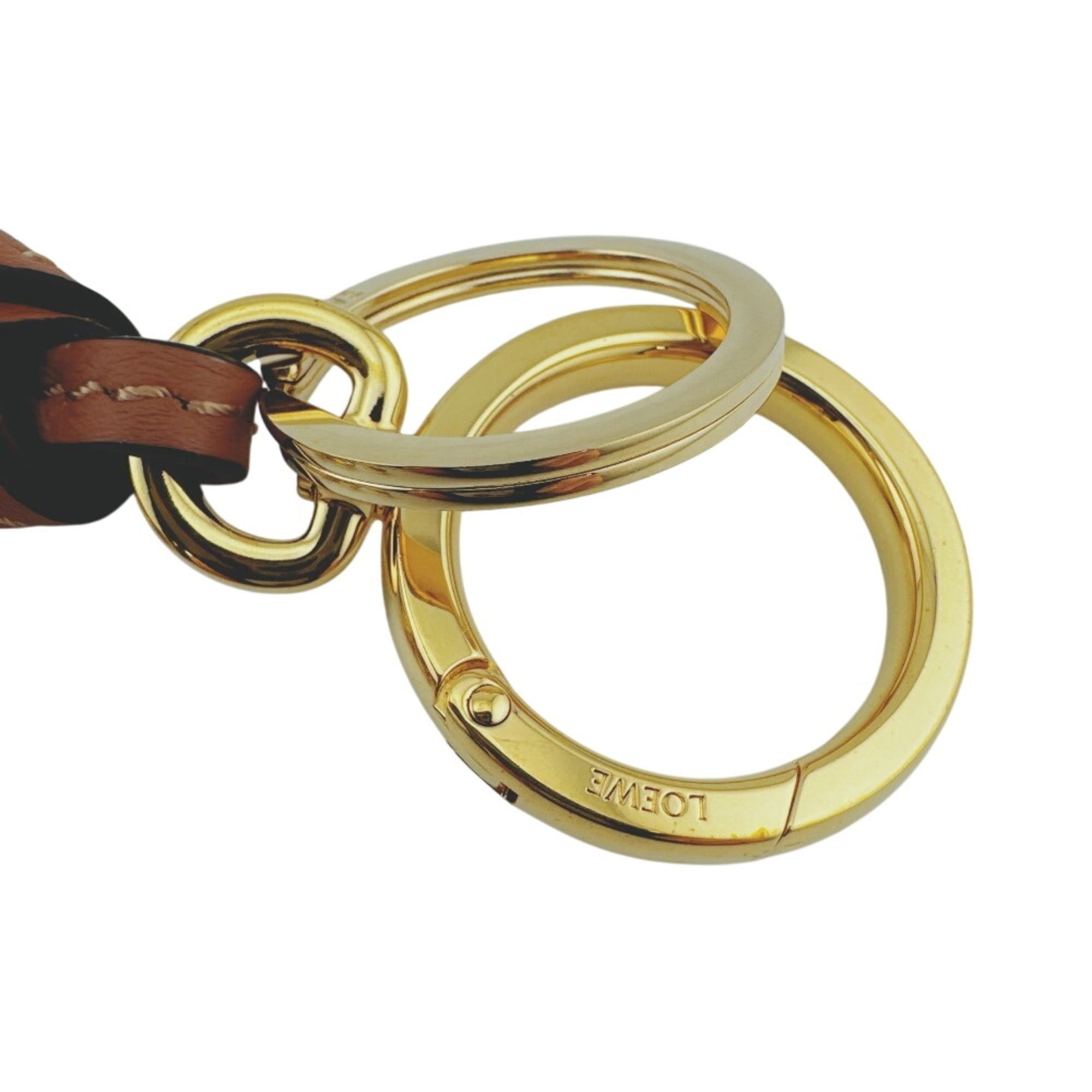 Loewe LOEWE Anagram Charm Bag Brown Size ONE SIZE - 6 Thumbnail