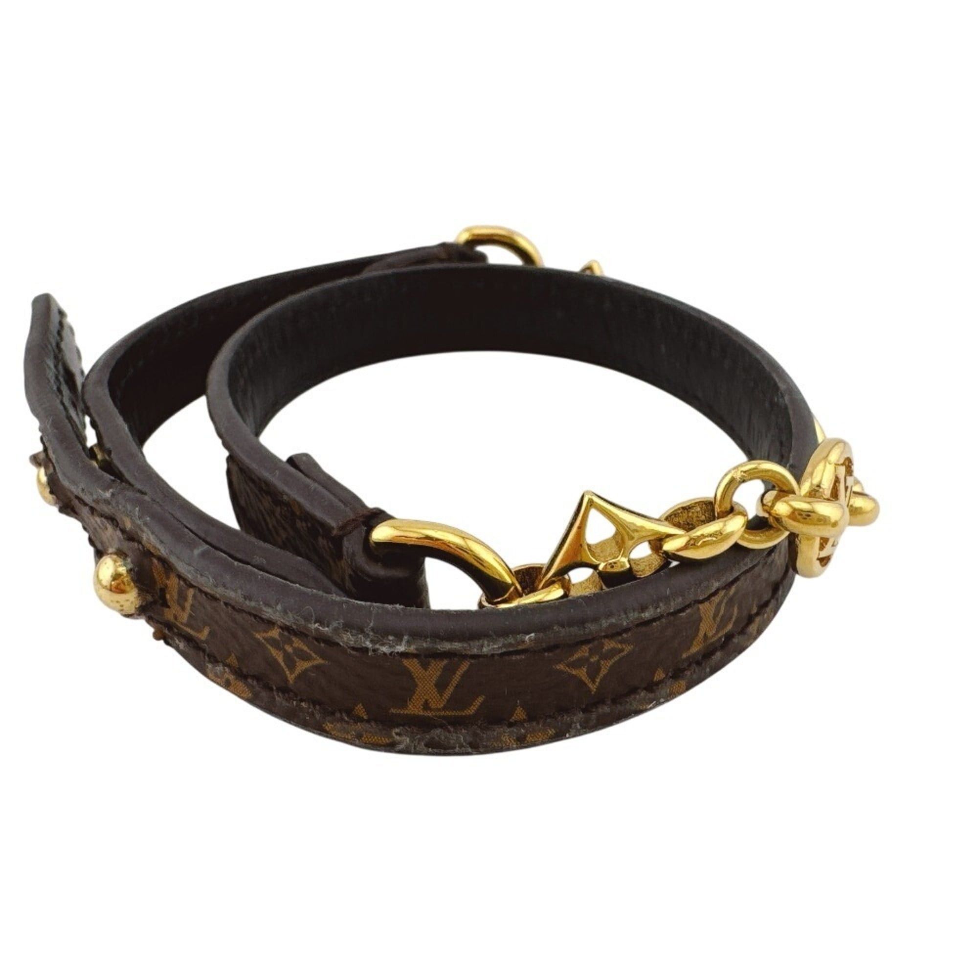 Louis Vuitton LOUIS VUITTON M8079 Monogram Bangle Bracelet Brown Size ONE SIZE - 4 Thumbnail
