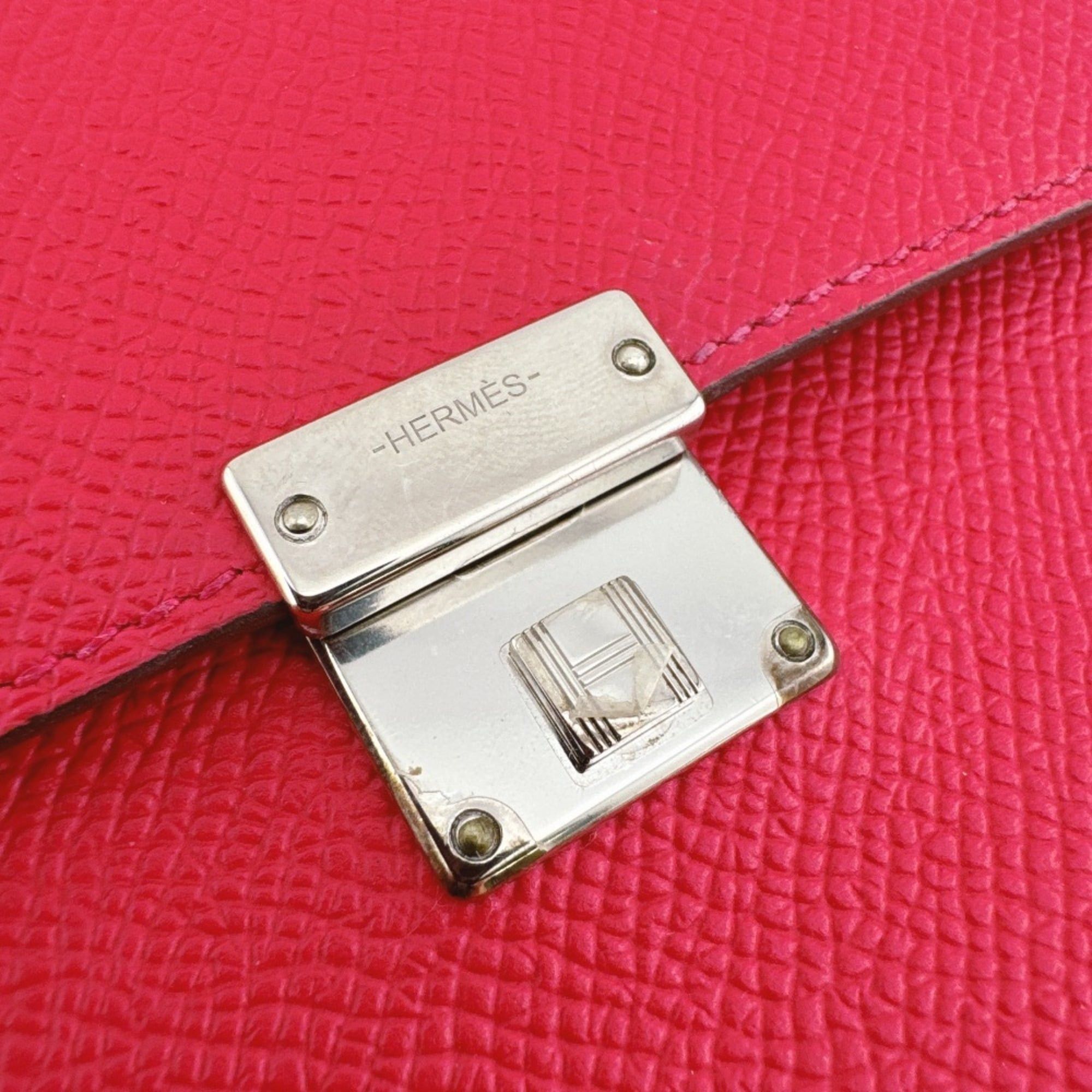 Hermes HERMES Click 12 Compact Wallet Tri-fold Pink Size ONE SIZE - 7 Thumbnail