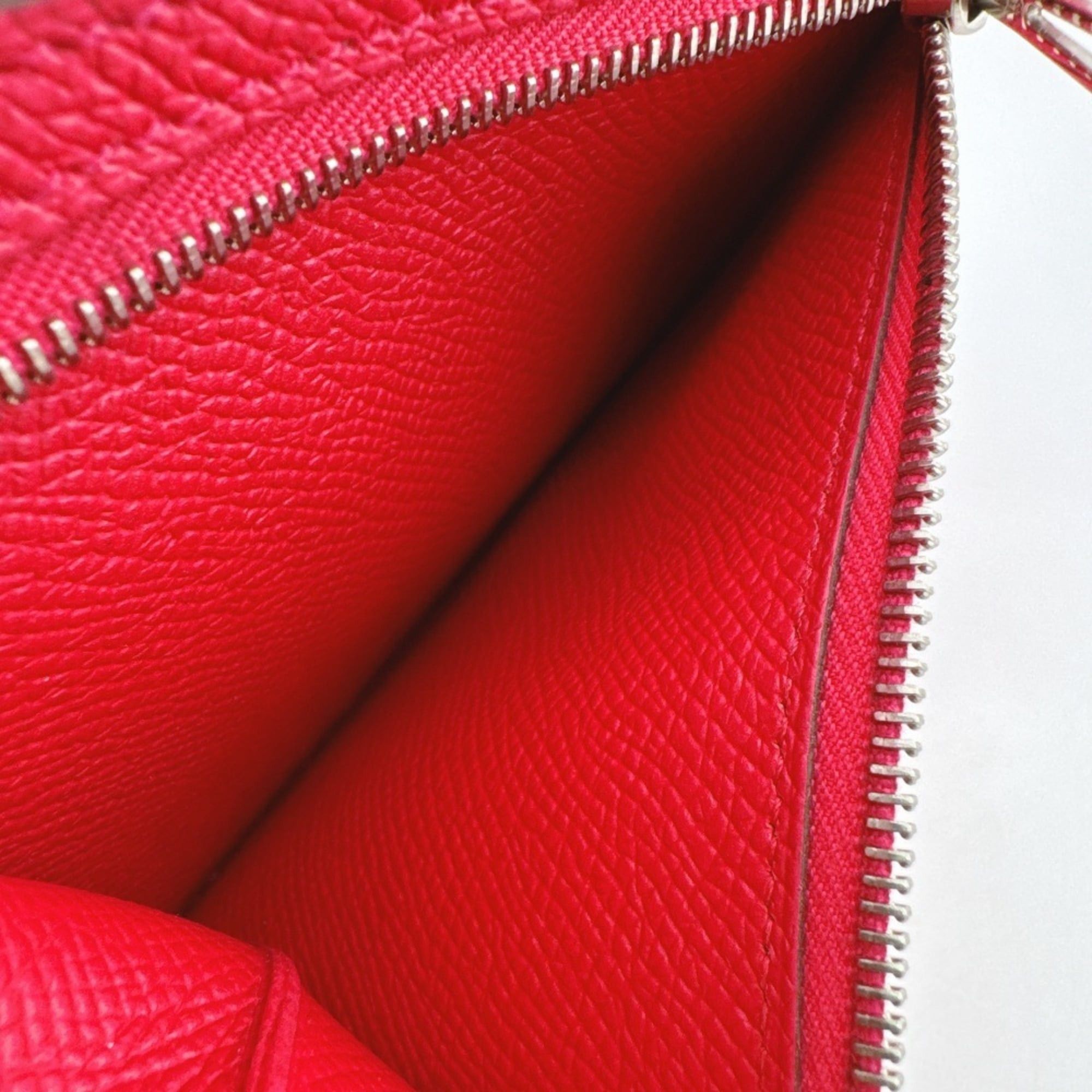 Hermes HERMES Click 12 Compact Wallet Tri-fold Pink Size ONE SIZE - 13 Thumbnail