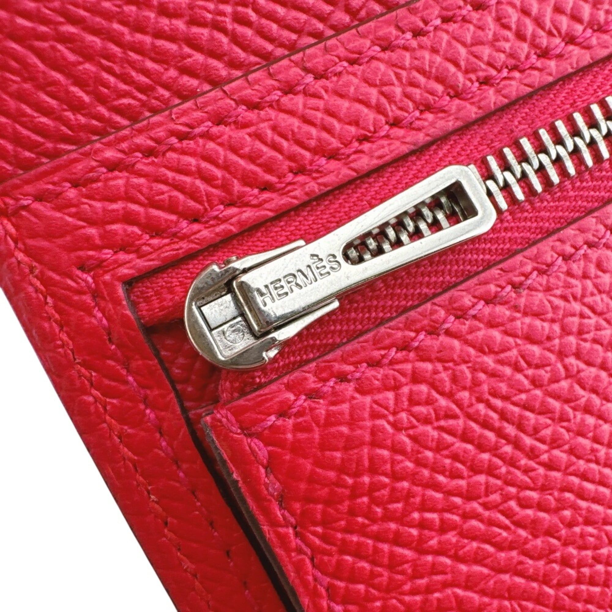 Hermes HERMES Click 12 Compact Wallet Tri-fold Pink Size ONE SIZE - 12 Thumbnail