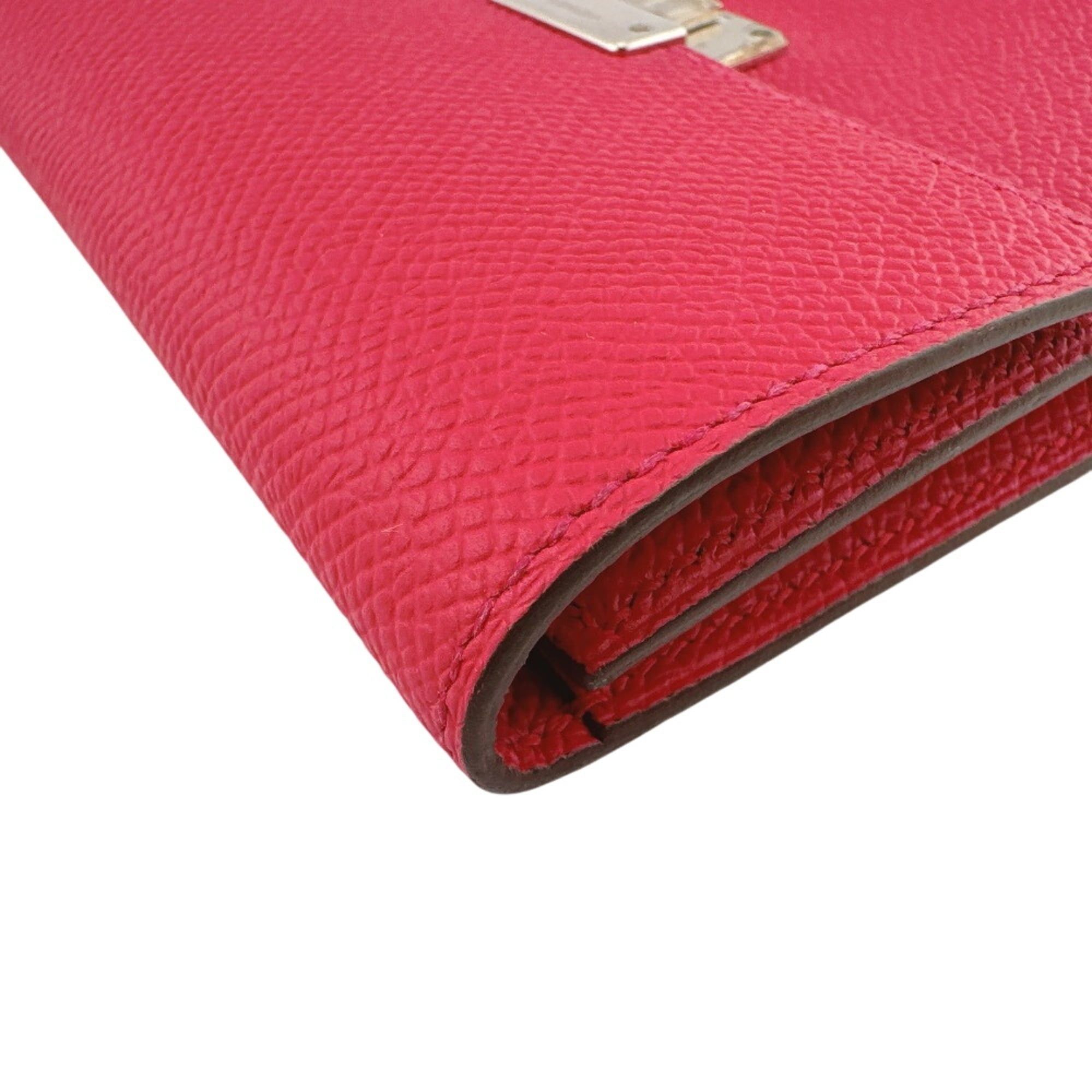 Hermes HERMES Click 12 Compact Wallet Tri-fold Pink Size ONE SIZE - 5 Thumbnail