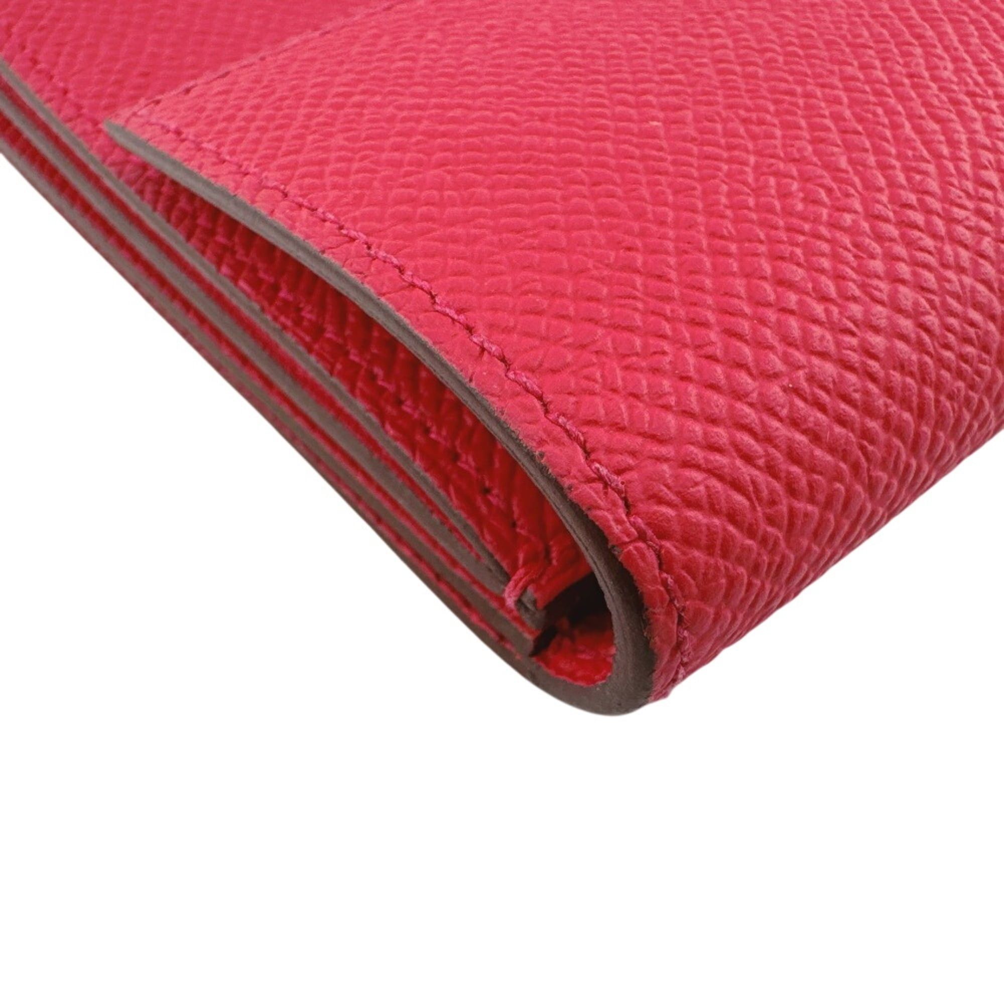 Hermes HERMES Click 12 Compact Wallet Tri-fold Pink Size ONE SIZE - 4 Thumbnail