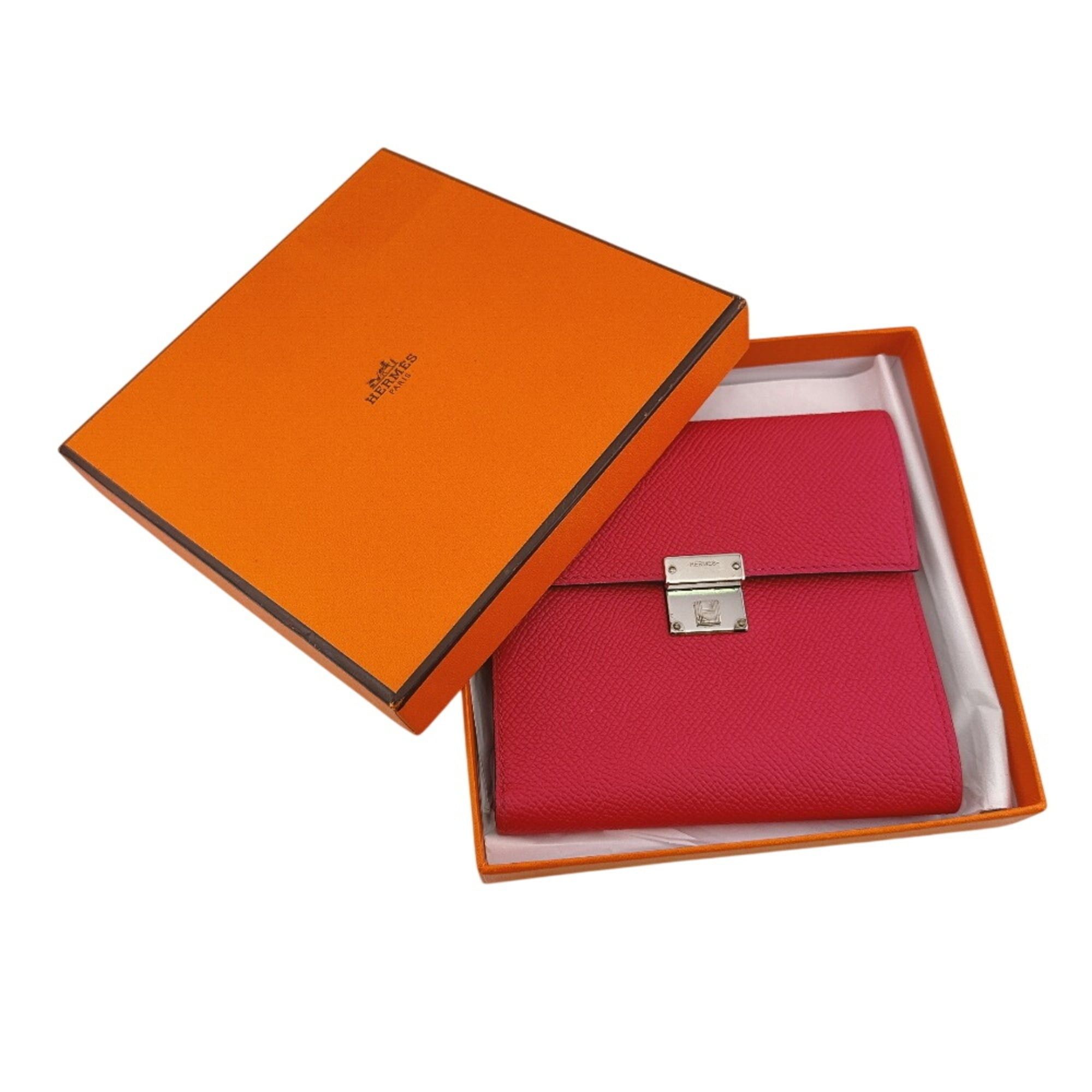 Hermes HERMES Click 12 Compact Wallet Tri-fold Pink Size ONE SIZE - 15 Thumbnail