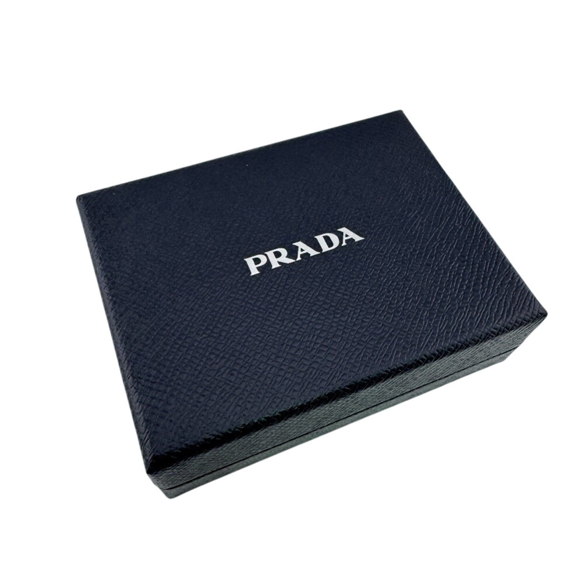 Prada PRADA 1MH043 Compact Wallet Tri-fold Black Size ONE SIZE - 14 Thumbnail