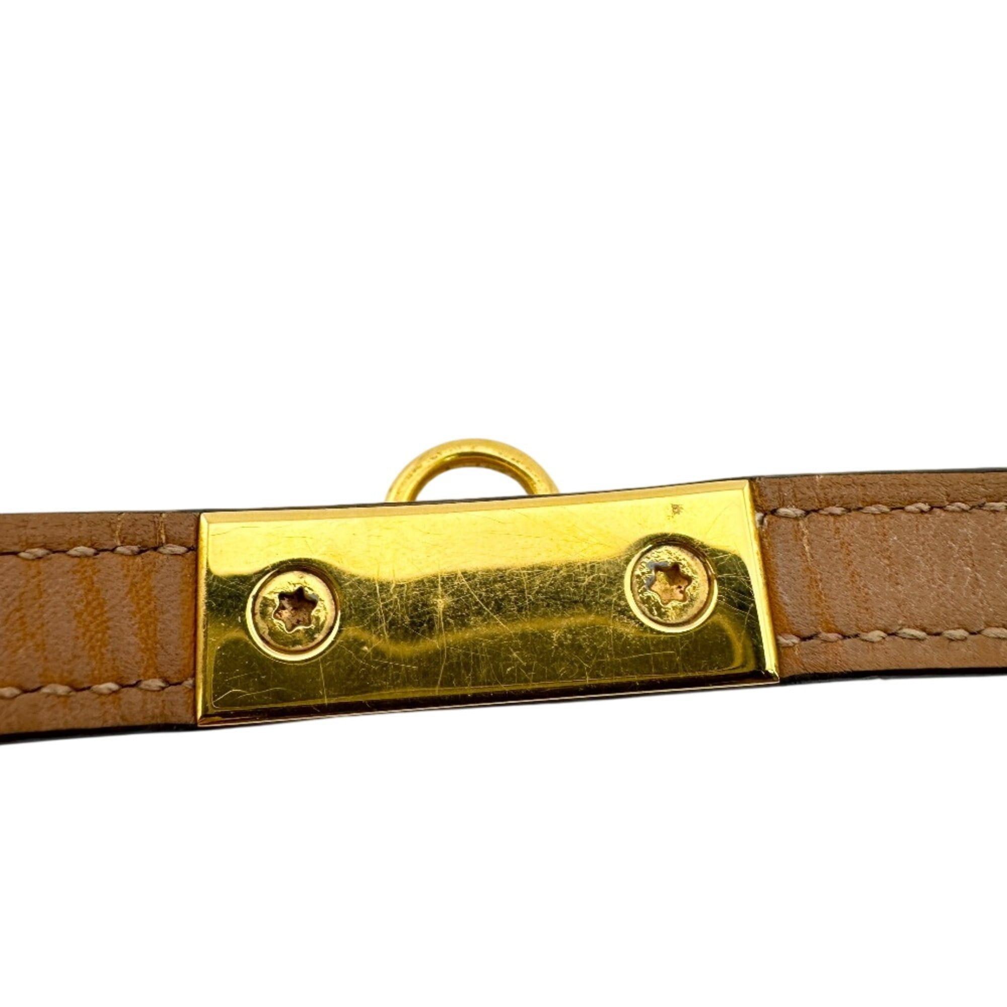 Hermes HERMES Rivale Double Tour Bangle Bracelet Brown Size ONE SIZE - 9 Thumbnail
