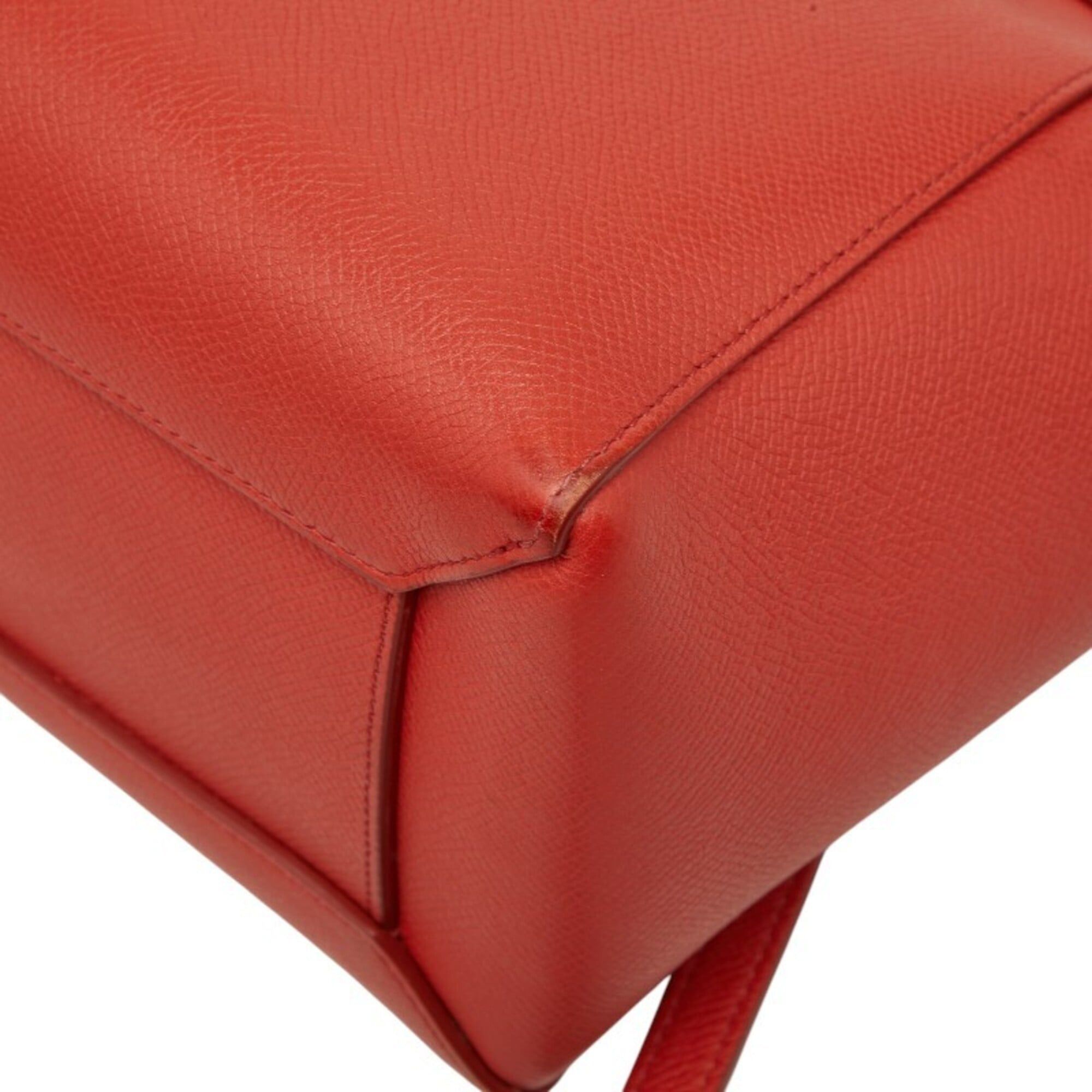 Celine Celine Belt Bag Micro Handbag Shoulder 2WAY Orange Leather Women's CELINE Size ONE SIZE - 6 Thumbnail