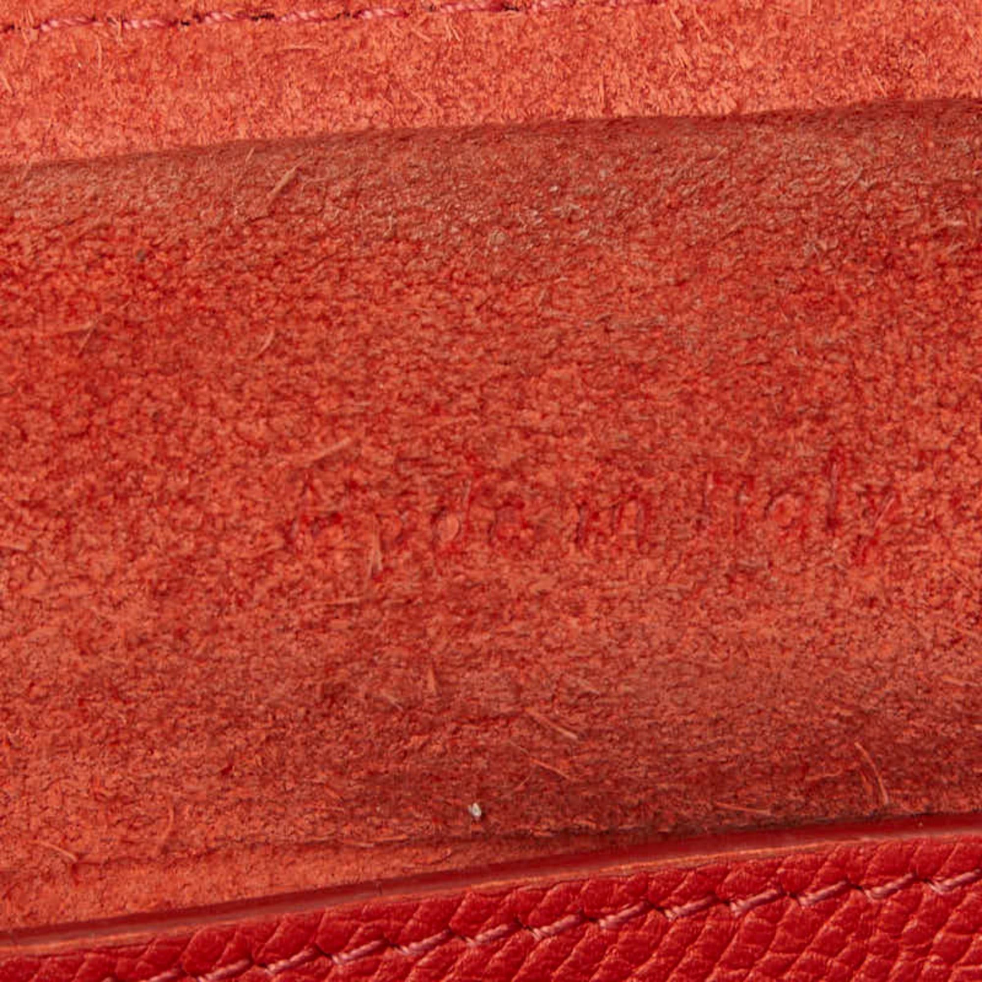 Celine Celine Belt Bag Micro Handbag Shoulder 2WAY Orange Leather Women's CELINE Size ONE SIZE - 12 Thumbnail