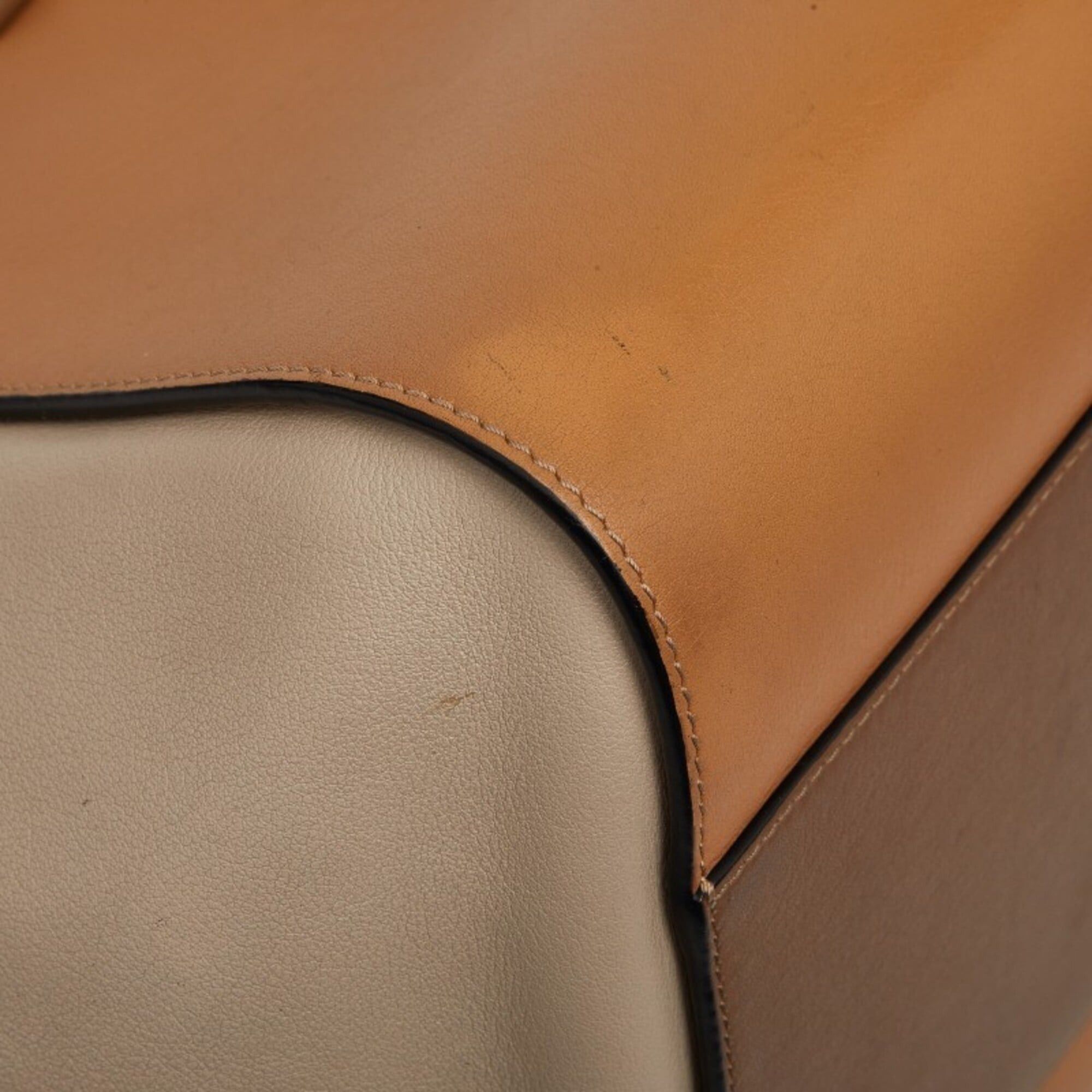 Loewe Loewe Anagram Hammock Small Handbag Shoulder Bag Drawstring 2-Way Beige Brown Leather Women's LOEWE Size ONE SIZE - 7 Thumbnail