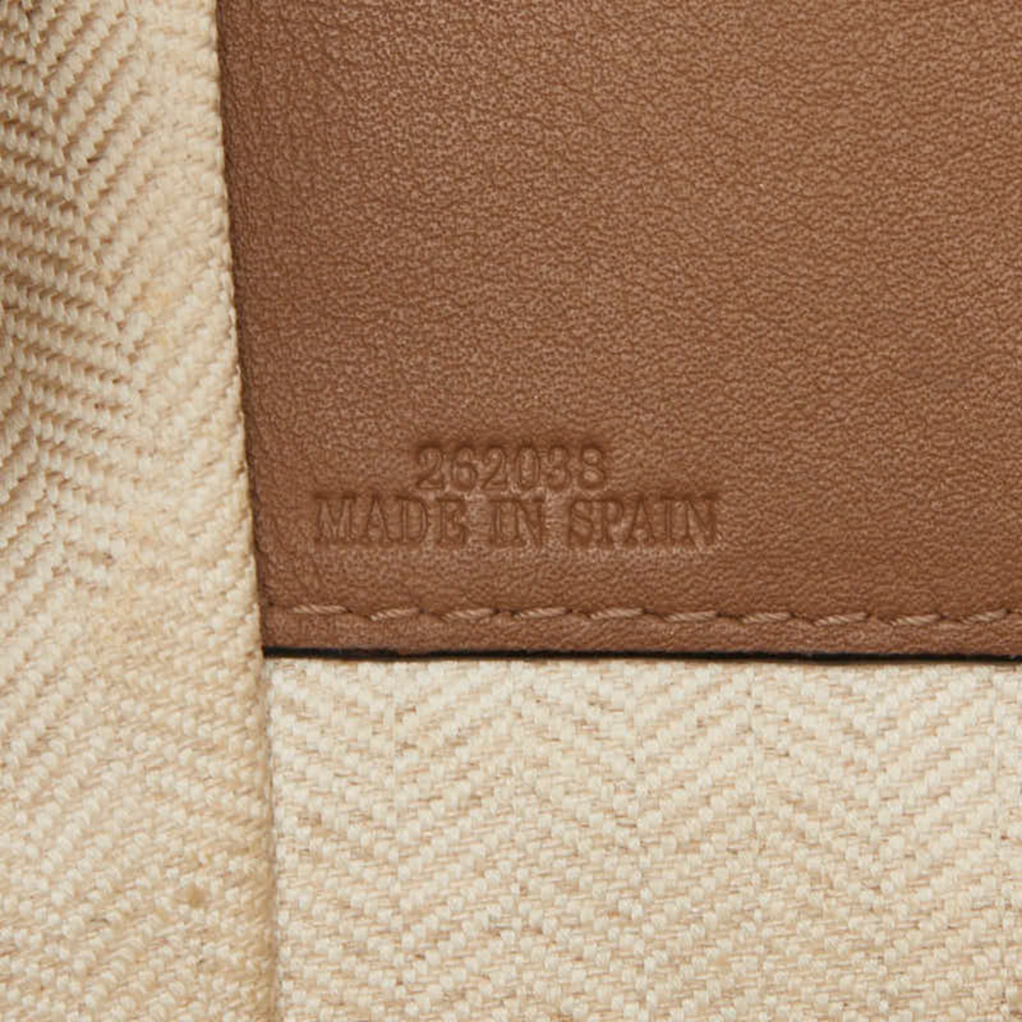 Loewe Loewe Anagram Hammock Small Handbag Shoulder Bag Drawstring 2-Way Beige Brown Leather Women's LOEWE Size ONE SIZE - 11 Thumbnail
