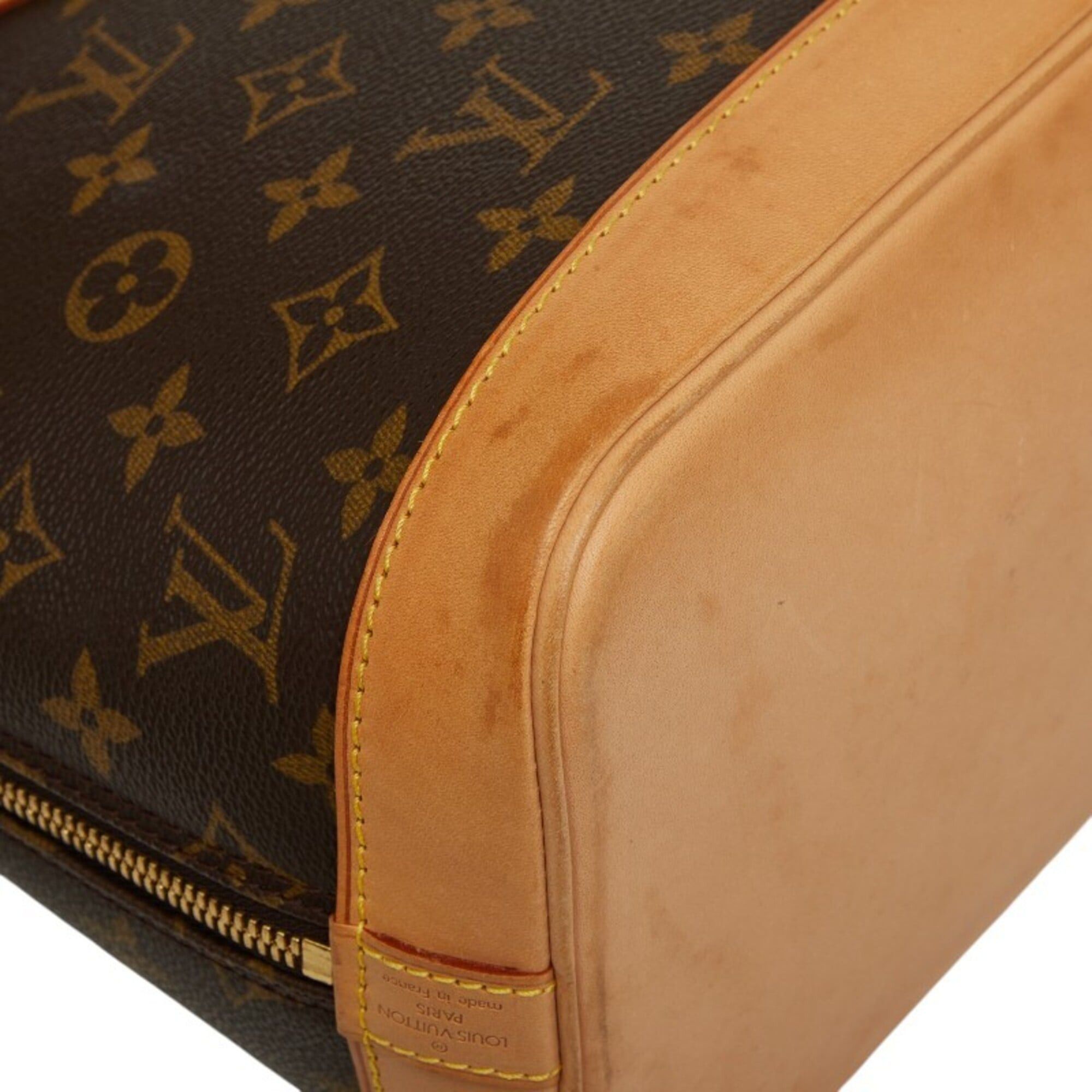 Louis Vuitton Louis Vuitton Monogram Alma PM Handbag M51130 Brown Leather Women's LOUIS VUITTON Size ONE SIZE - 4 Thumbnail