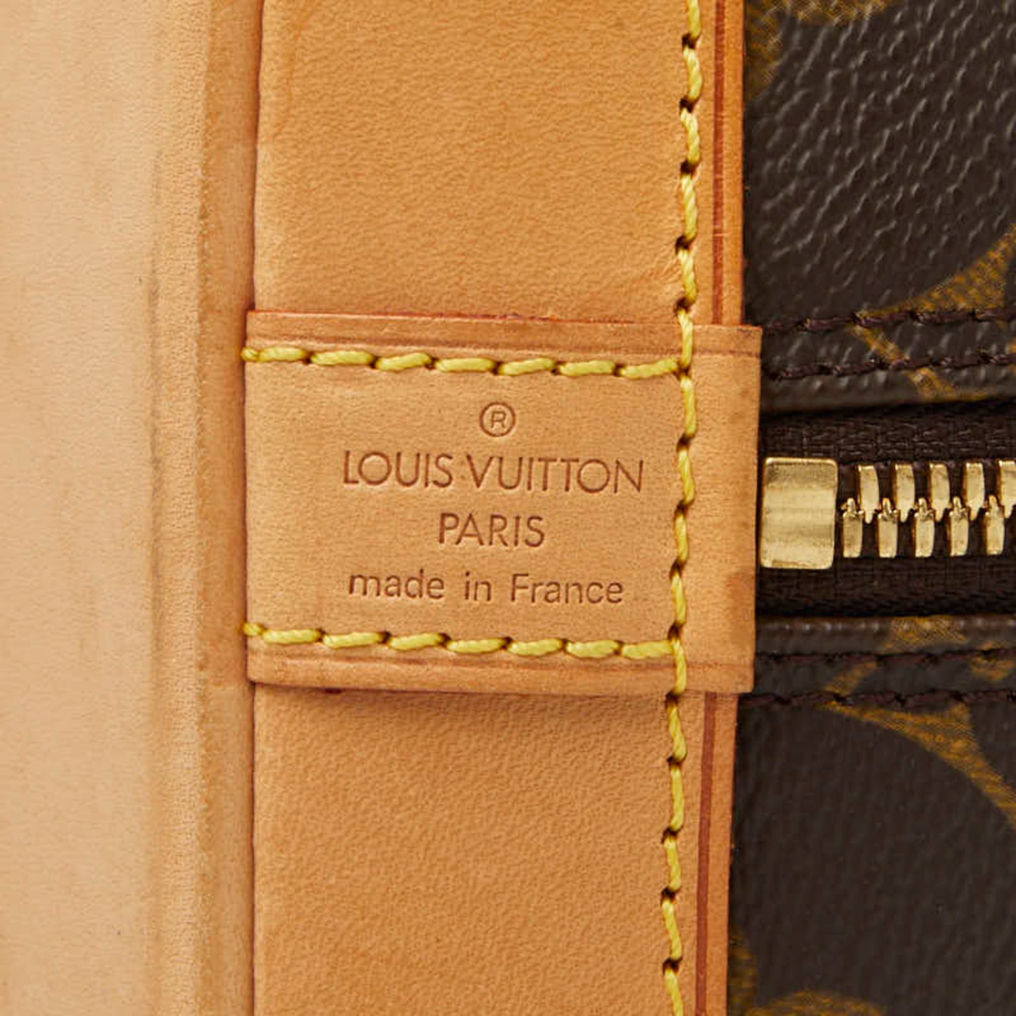 Louis Vuitton Louis Vuitton Monogram Alma PM Handbag M51130 Brown Leather Women's LOUIS VUITTON Size ONE SIZE - 10 Thumbnail