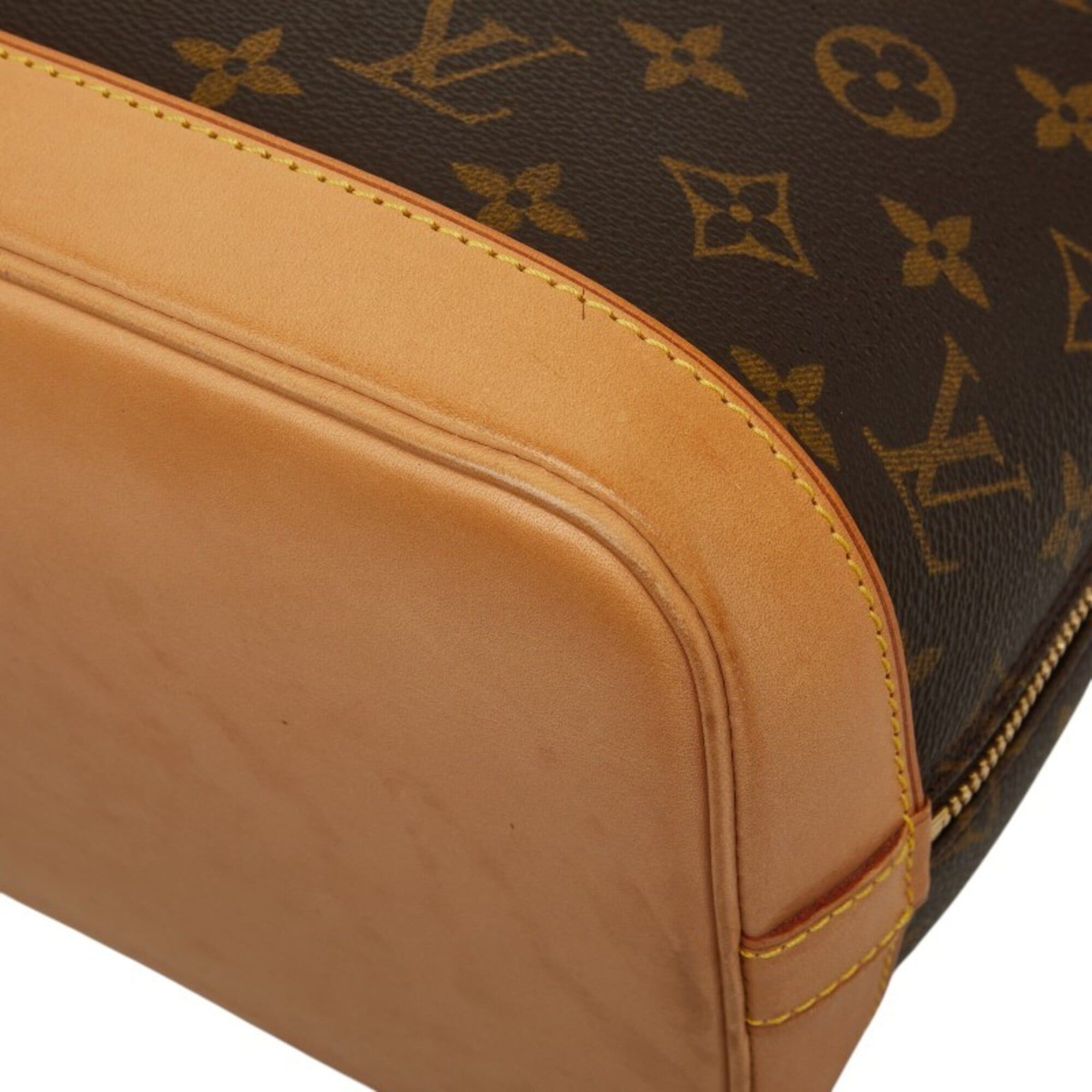 Louis Vuitton Louis Vuitton Monogram Alma PM Handbag M51130 Brown Leather Women's LOUIS VUITTON Size ONE SIZE - 5 Thumbnail