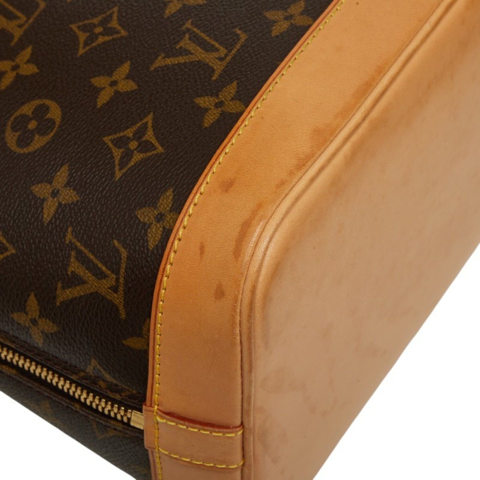 Louis Vuitton Louis Vuitton Monogram Alma PM Handbag M51130 Brown Leather Women's LOUIS VUITTON Size ONE SIZE - 6 Thumbnail