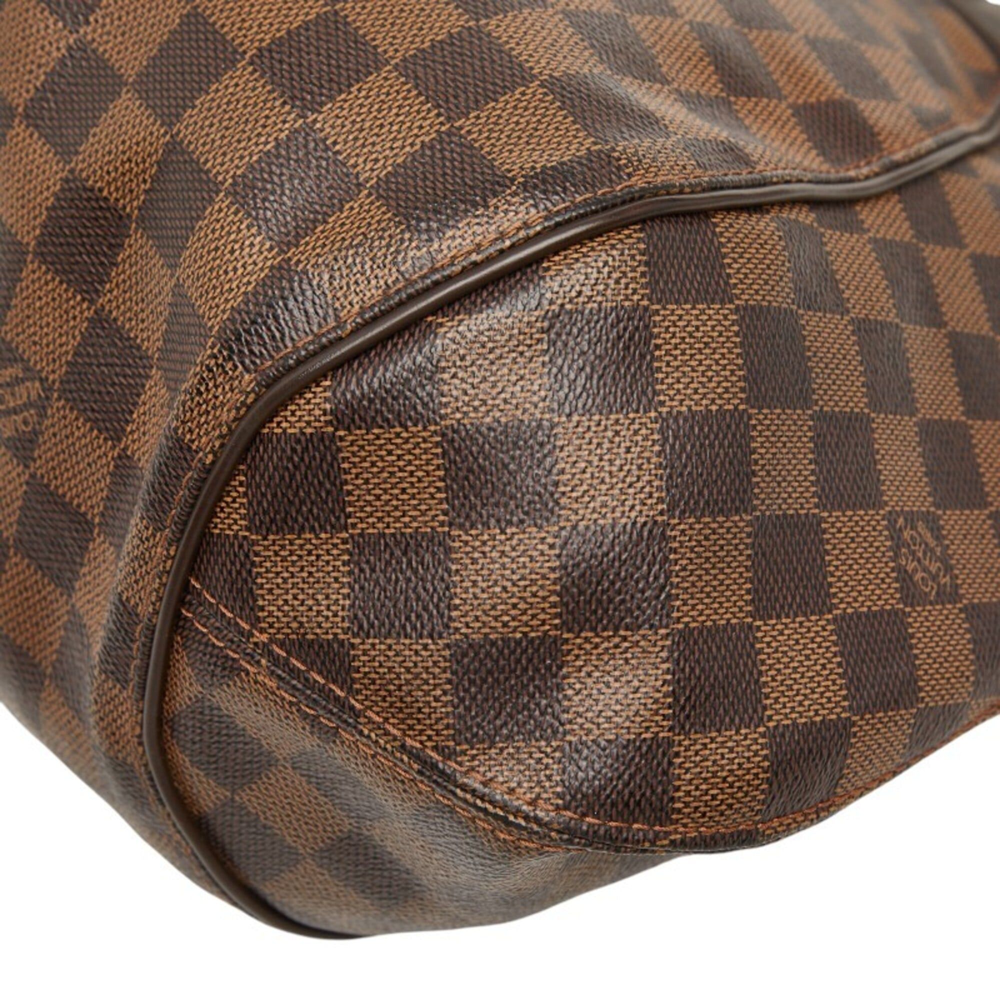 Louis Vuitton Louis Vuitton Damier Sistina GM Handbag Tote Bag N41540 Brown Leather Women's LOUIS VUITTON Size ONE SIZE - 6 Thumbnail