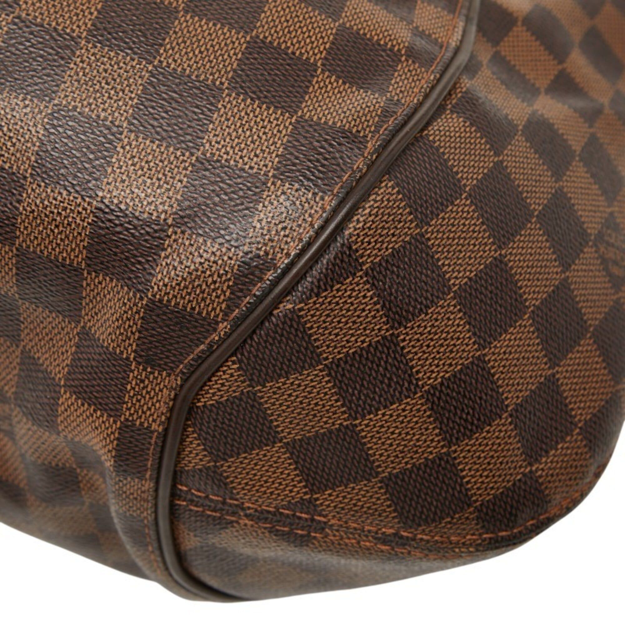 Louis Vuitton Louis Vuitton Damier Sistina GM Handbag Tote Bag N41540 Brown Leather Women's LOUIS VUITTON Size ONE SIZE - 4 Thumbnail