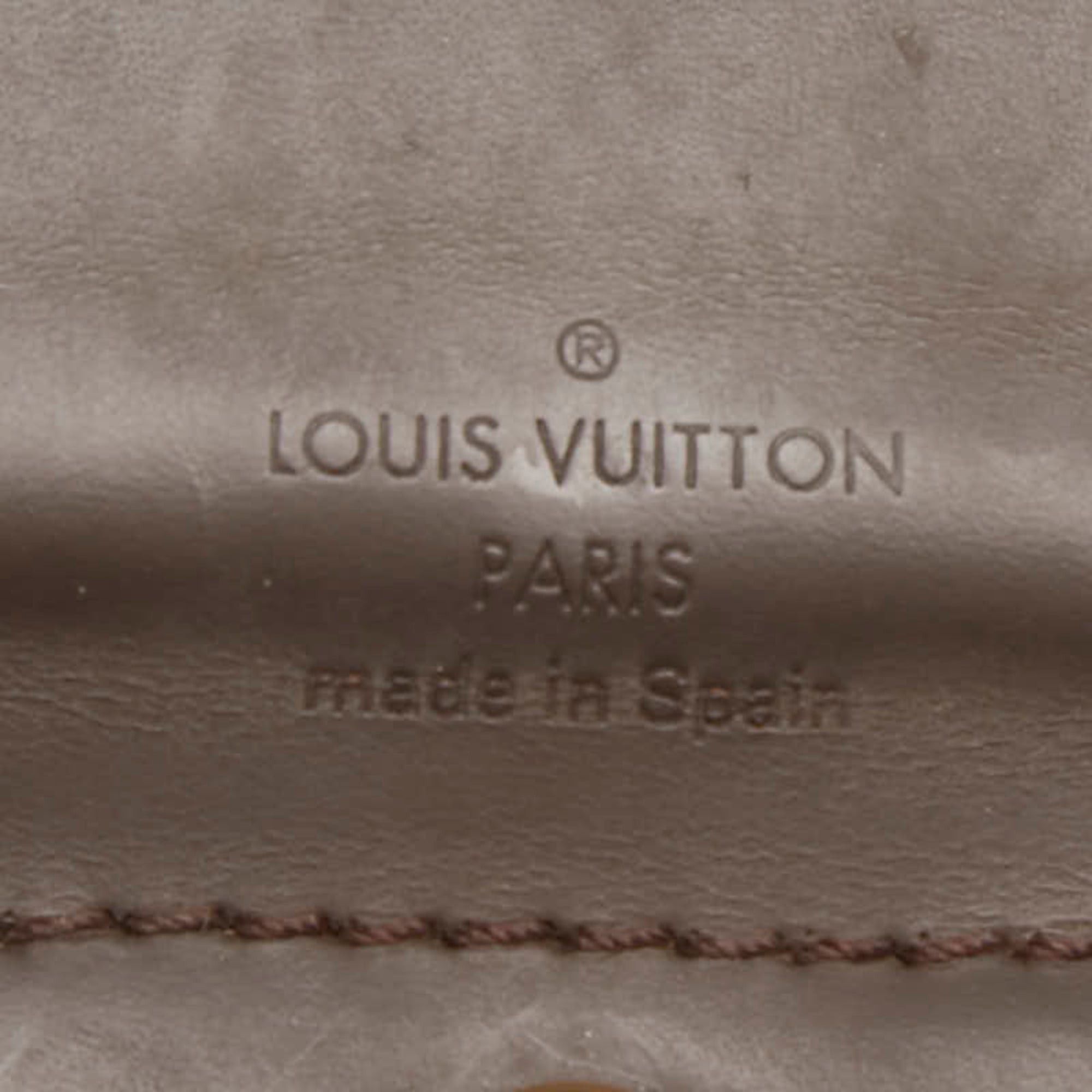 Louis Vuitton Louis Vuitton Damier Sistina GM Handbag Tote Bag N41540 Brown Leather Women's LOUIS VUITTON Size ONE SIZE - 10 Thumbnail