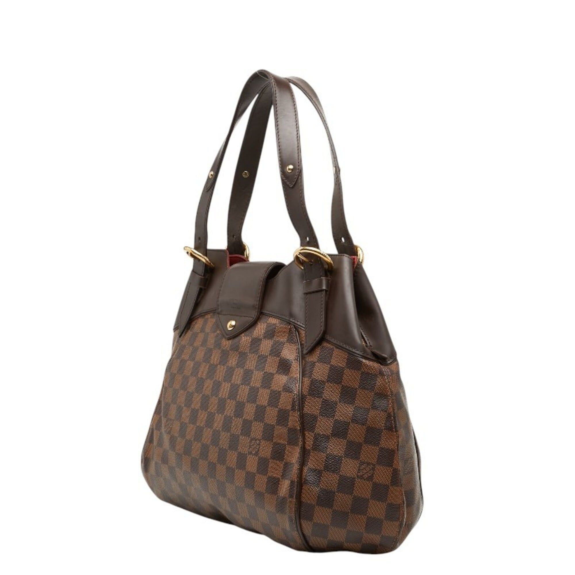 Louis Vuitton Louis Vuitton Damier Sistina GM Handbag Tote Bag N41540 Brown Leather Women's LOUIS VUITTON Size ONE SIZE - 2 Thumbnail