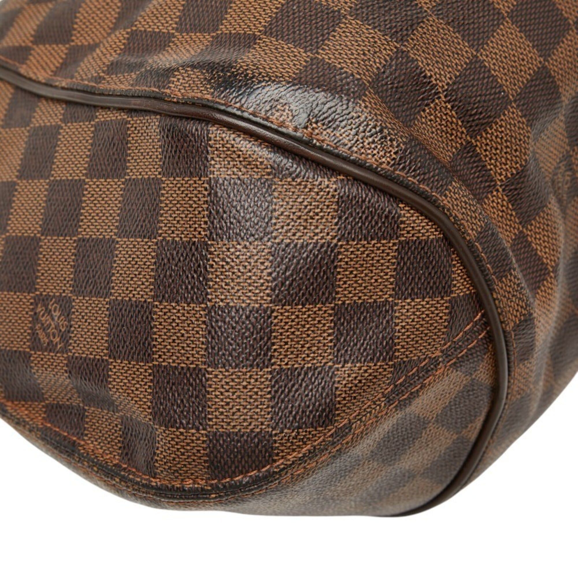Louis Vuitton Louis Vuitton Damier Sistina GM Handbag Tote Bag N41540 Brown Leather Women's LOUIS VUITTON Size ONE SIZE - 7 Thumbnail
