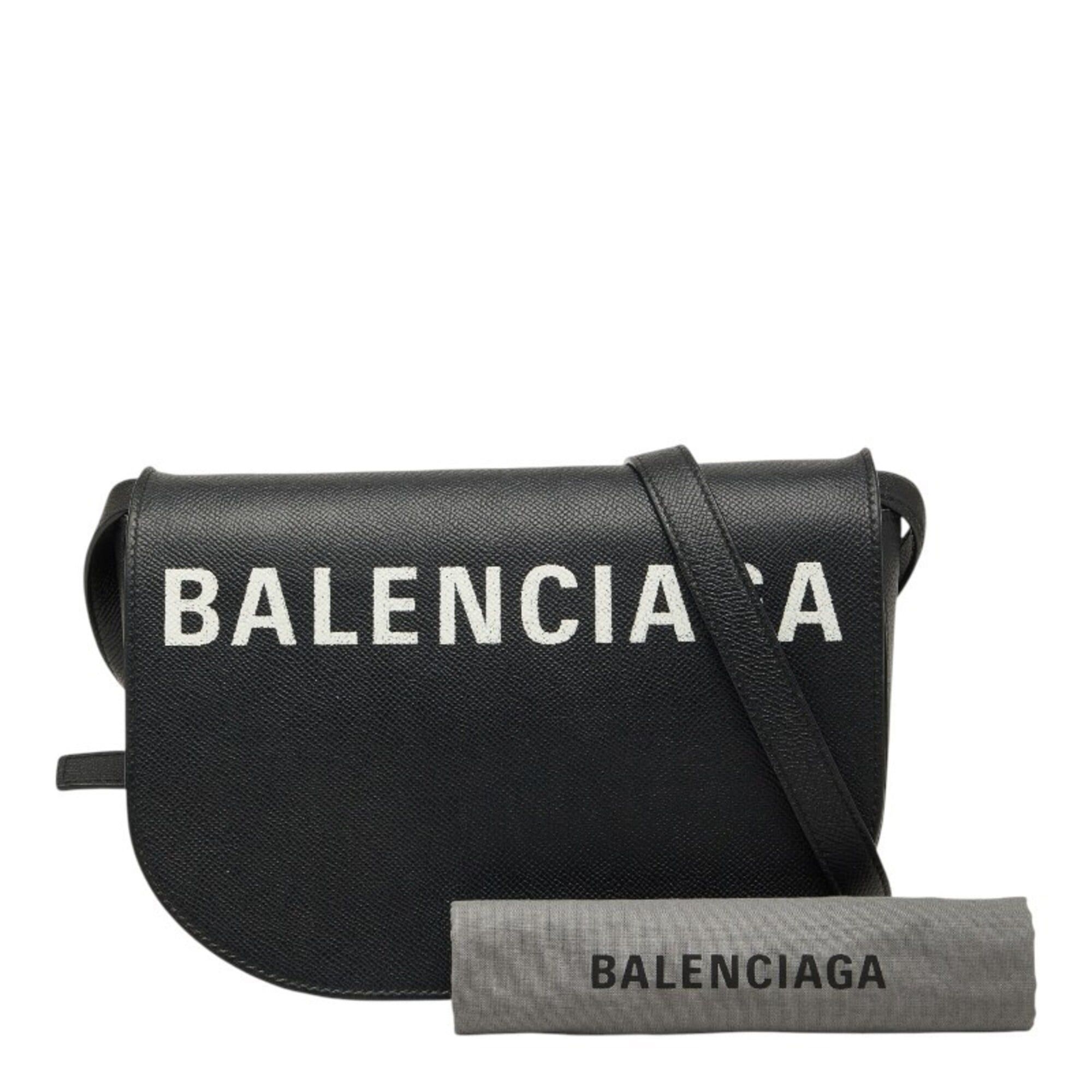 Balenciaga Balenciaga Ville Day Bag, Crossbody Shoulder 542207, Navy/White Leather, Women's, BALENCIAGA Size ONE SIZE - 13 Thumbnail