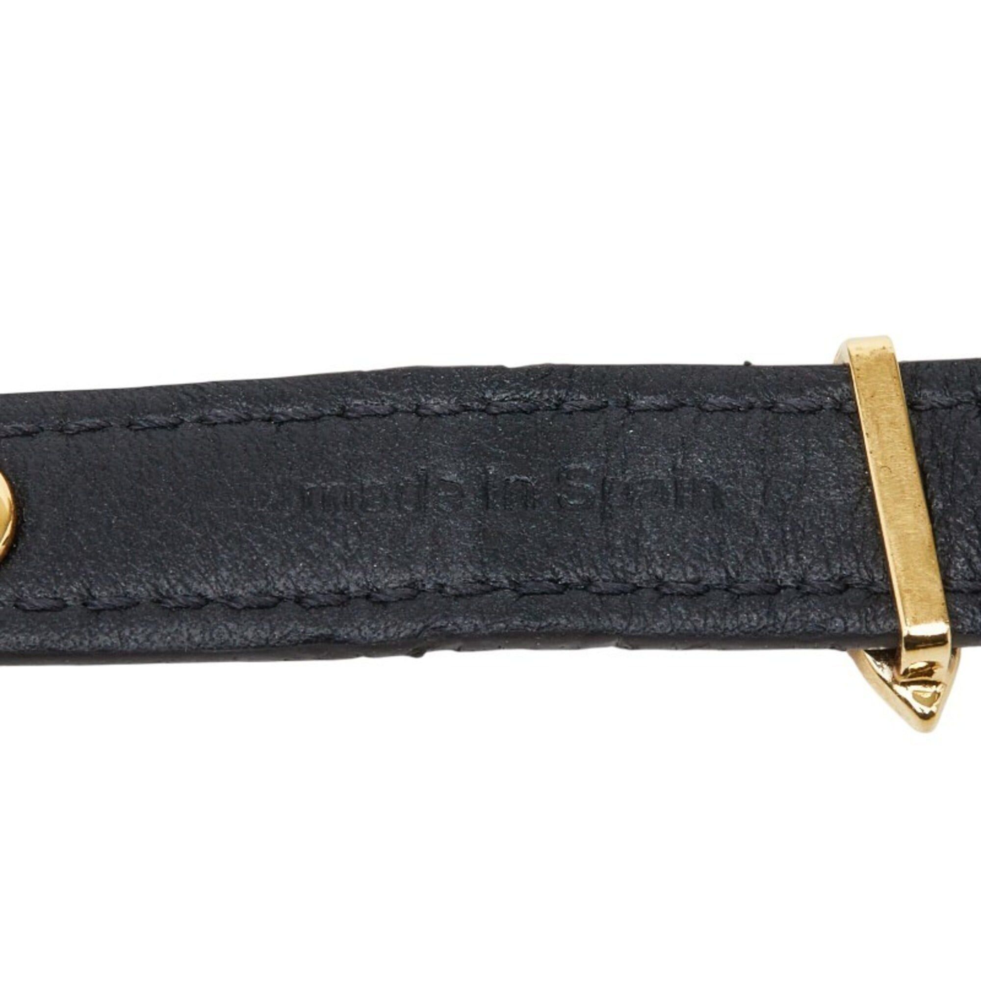 Louis Vuitton Louis Vuitton Monogram Bracelet Blooming #17 M6534 Brown Leather Women's LOUIS VUITTON Size ONE SIZE - 6 Thumbnail