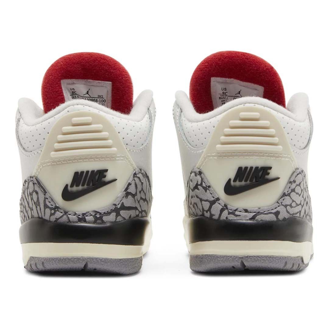 Jordan Brand Air Jordan 3 Retro TD 'White Cement Reimagined' Size US 10.5 / EU 43-44 - 3 Thumbnail