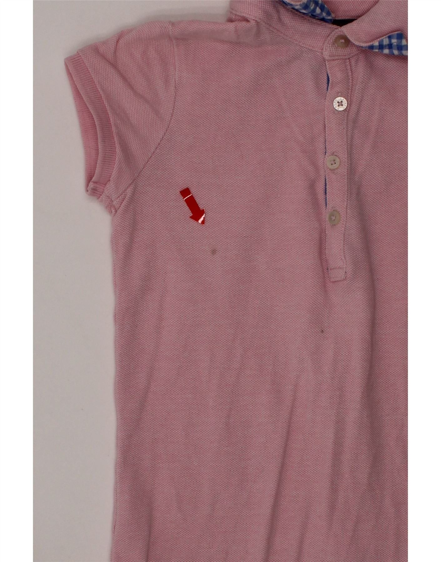 Polo Ralph Lauren Girls Polo Dress 4-5 Years Pink Cotton Size XS / US 0-2 / IT 36-38 - 3 Thumbnail