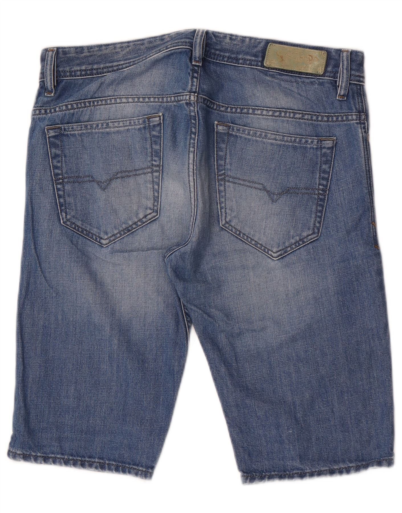 Diesel Mens Denim Shorts W29 Medium Blue Cotton Size US 30 / EU 46 - 2 Thumbnail