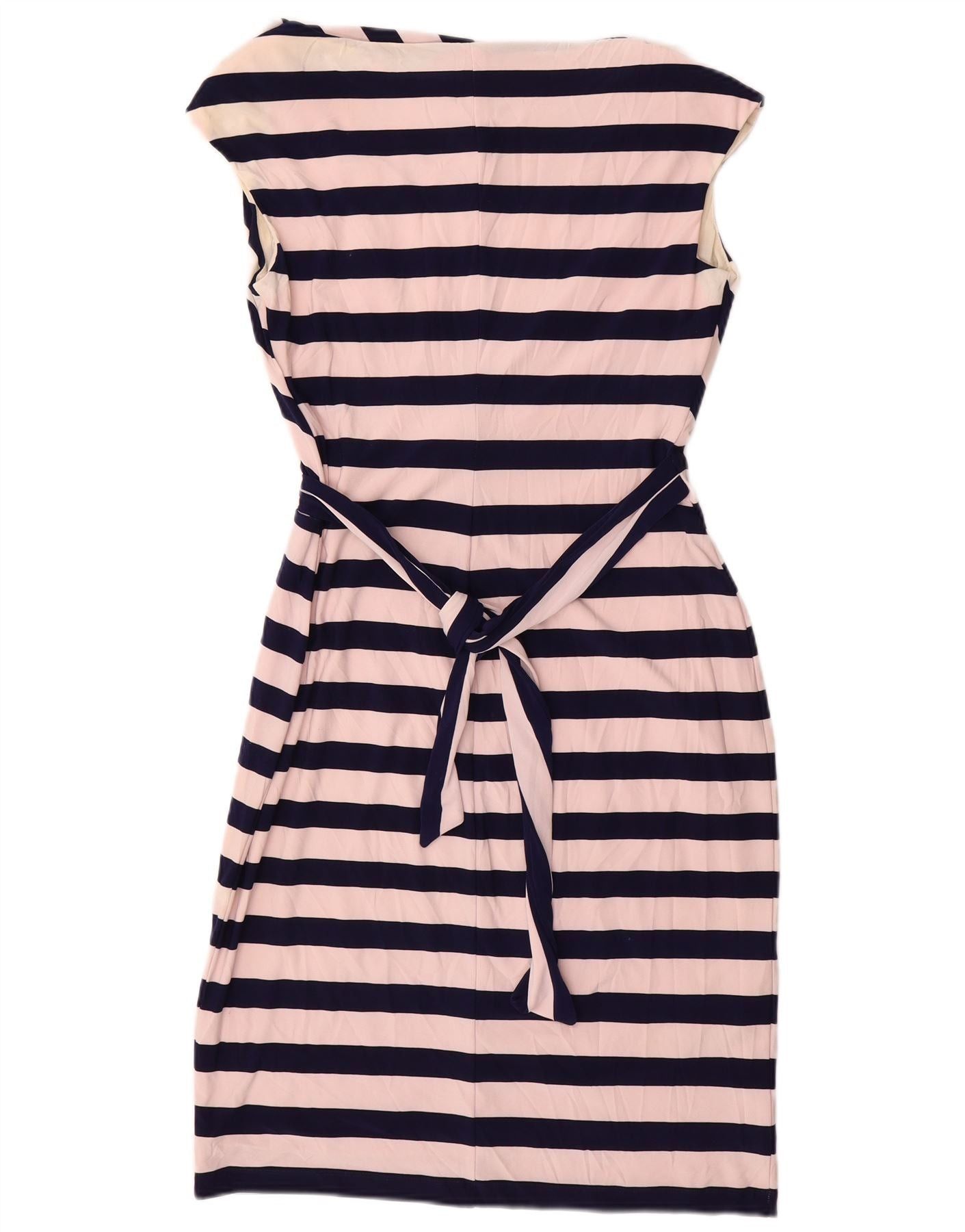 Ralph Lauren Womens Sleeveless Sheath Dress US 8 Medium White Striped Size XS / US 0-2 / IT 36-38 - 2 Thumbnail
