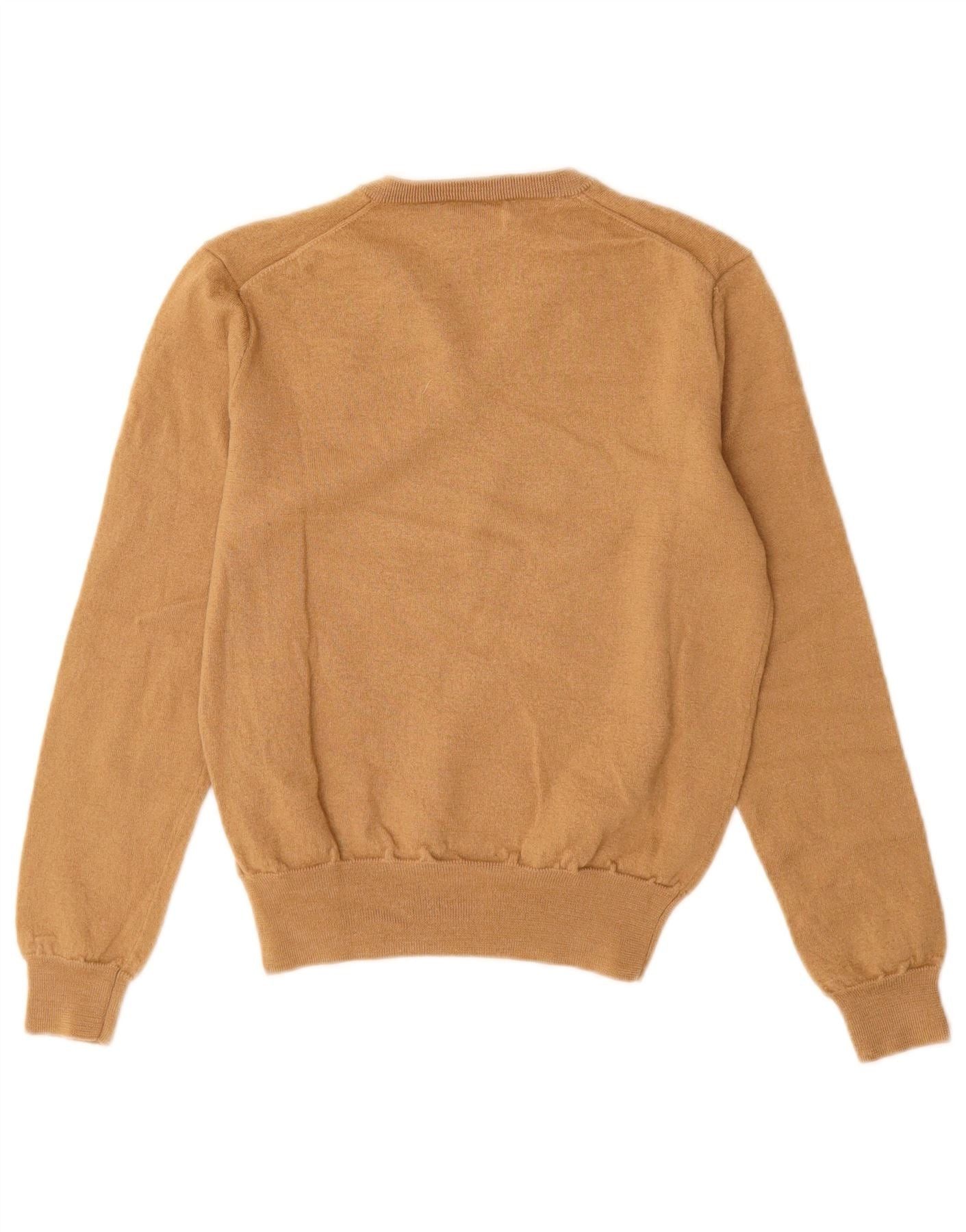 Polo Ralph Lauren Boys V-Neck Jumper Sweater 9-10 Years Small Brown Size XXS / US 00 / IT 34 - 2 Thumbnail
