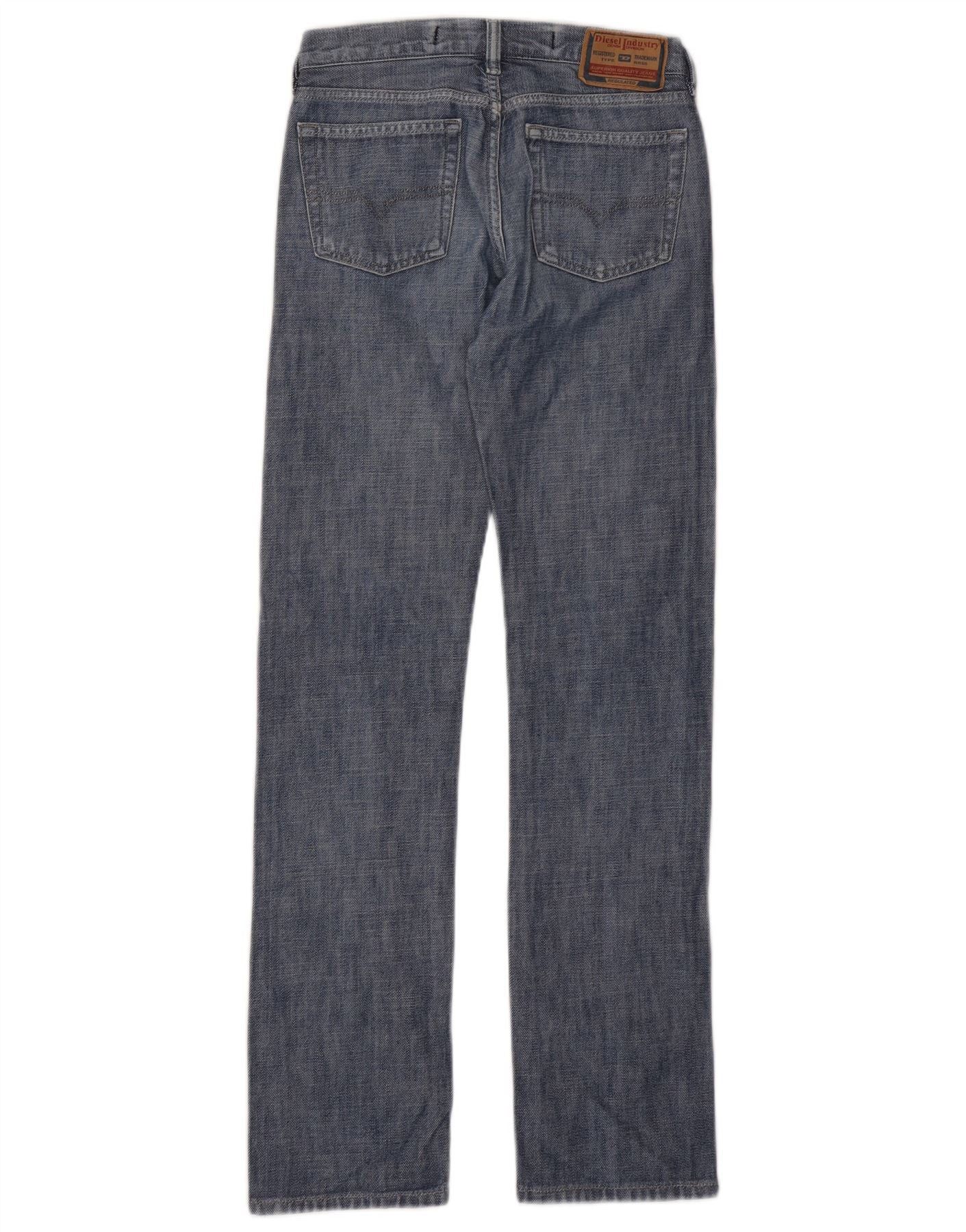 Diesel Womens Straight Jeans W26 L32 Blue Cotton Size 42" / US 20 - 2 Thumbnail