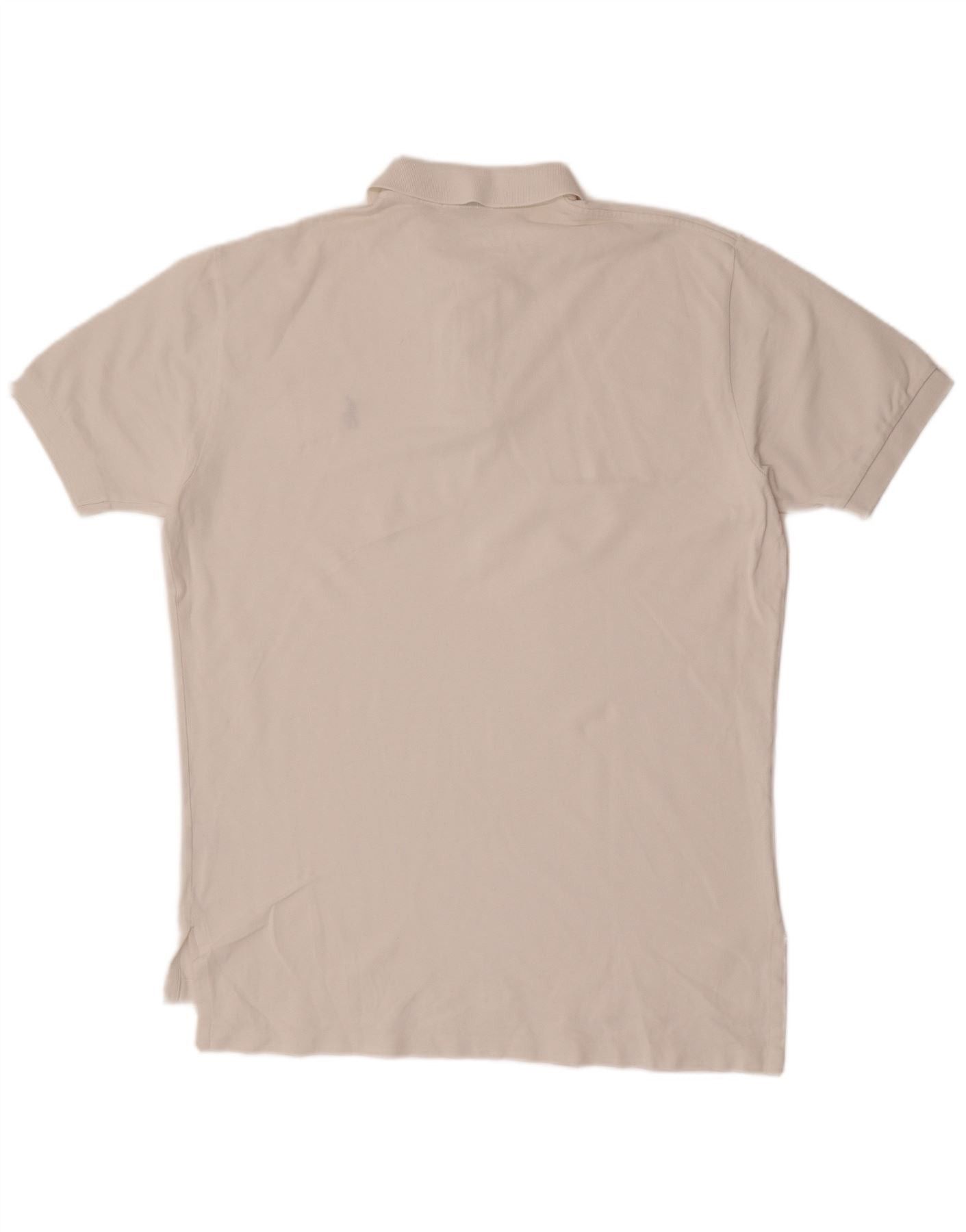 Polo Ralph Lauren Mens Polo Shirt Large White Cotton Size US XXL / EU 58 / 5 - 2 Thumbnail