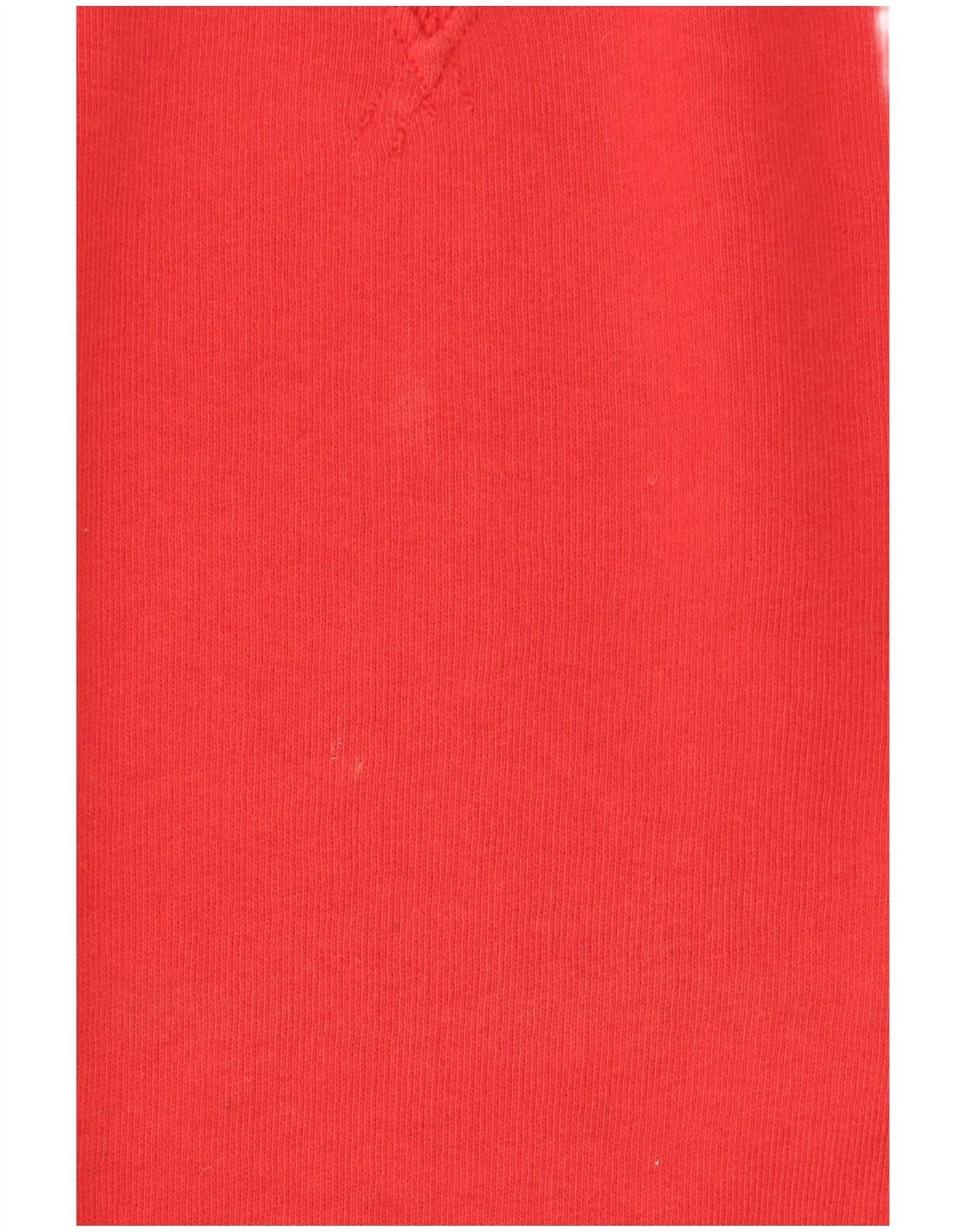 Polo Ralph Lauren Womens Overd Sweatshirt Jumper UK 14 Medium Red Size XL / US 12-14 / IT 48-50 - 3 Thumbnail